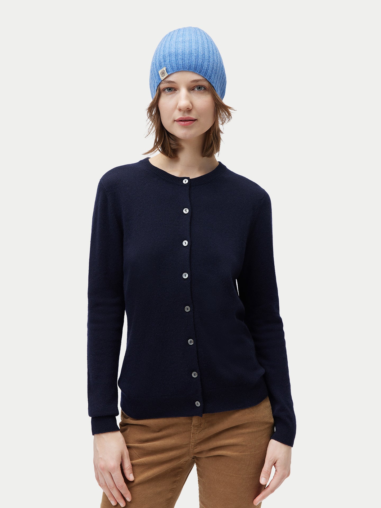 Kaschmir-Strickmütze