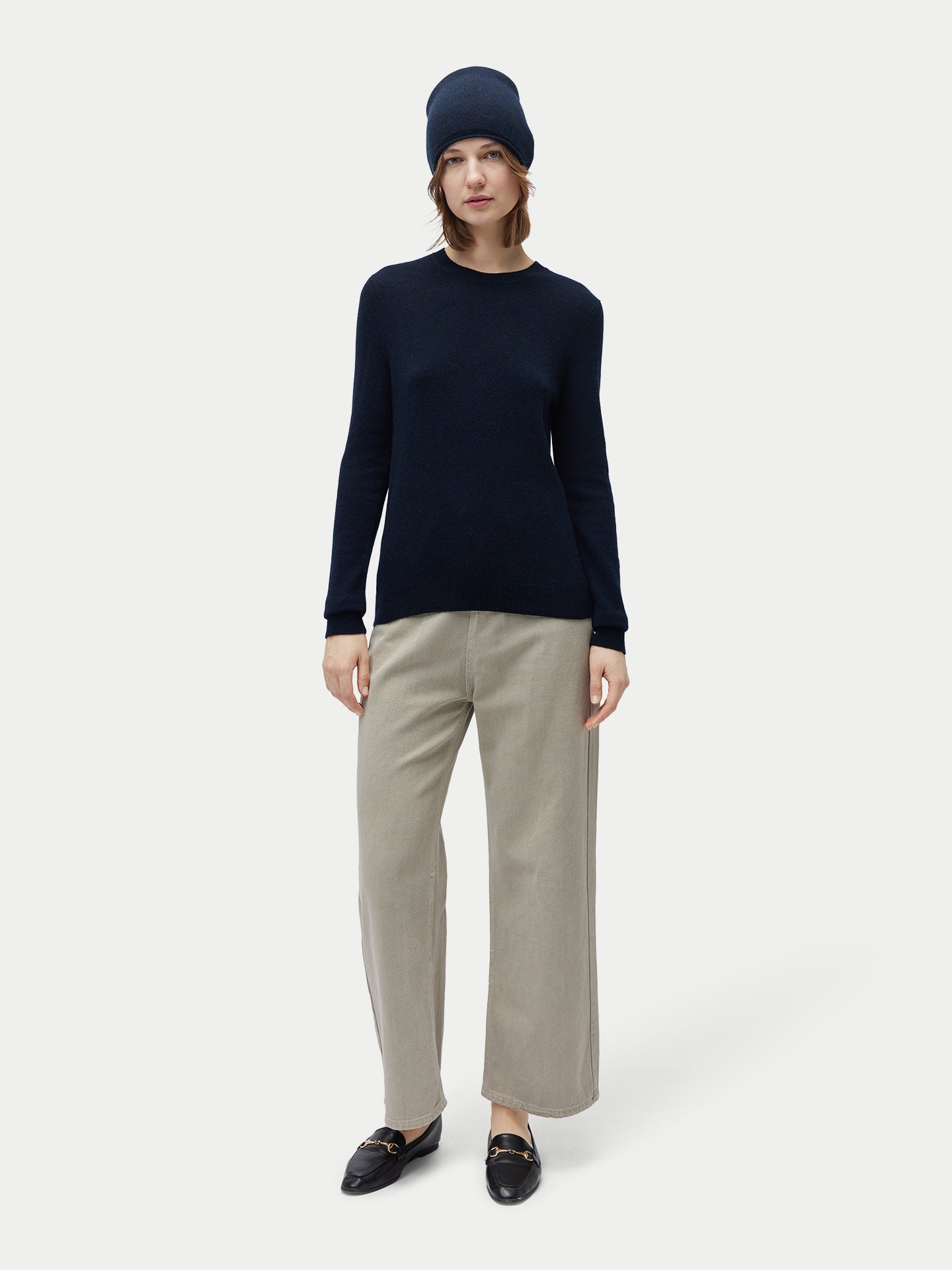 99€ Kaschmir-Set aus Pullover und Mütze