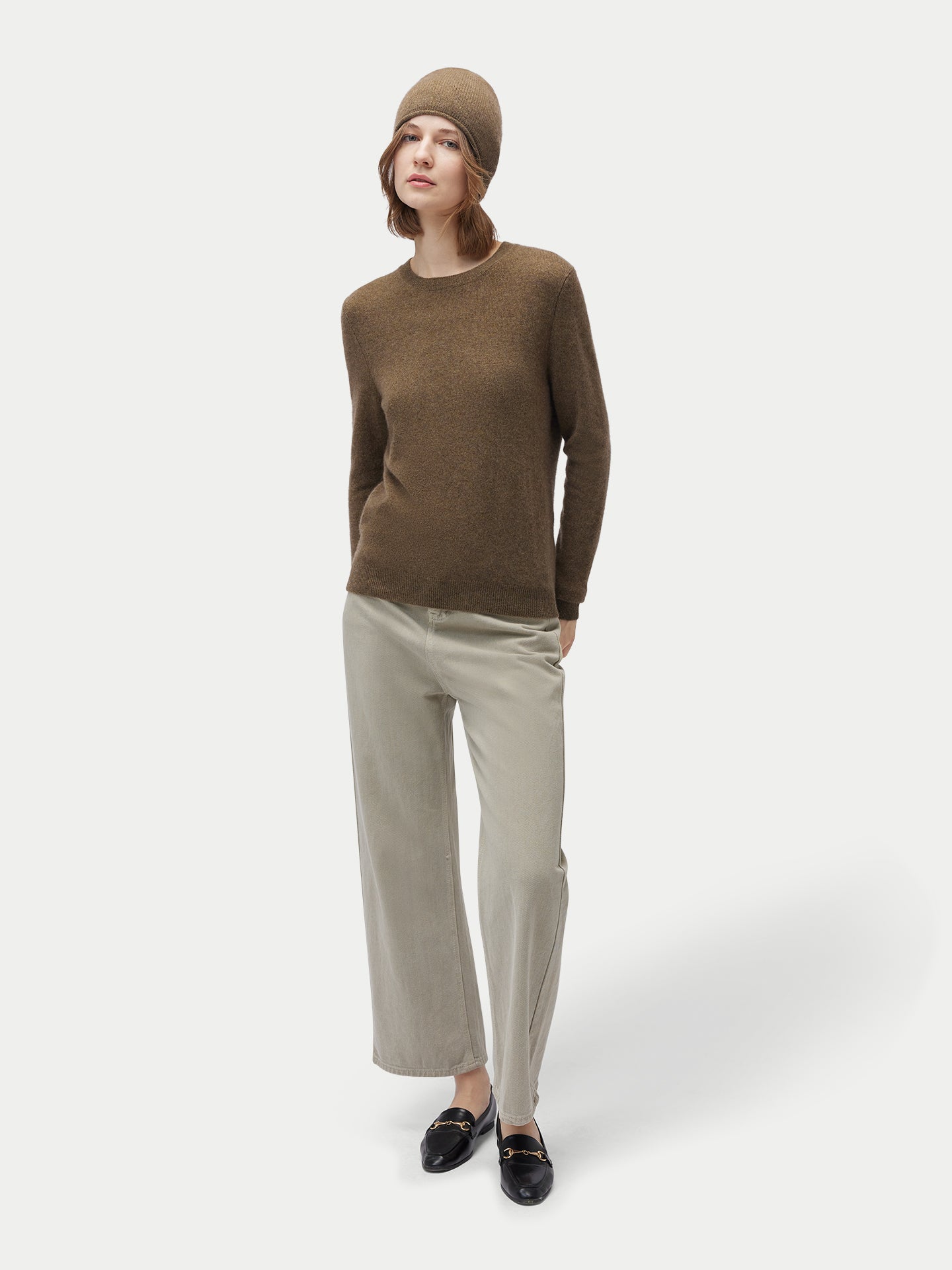 99€ Kaschmir-Set aus Pullover und Mütze