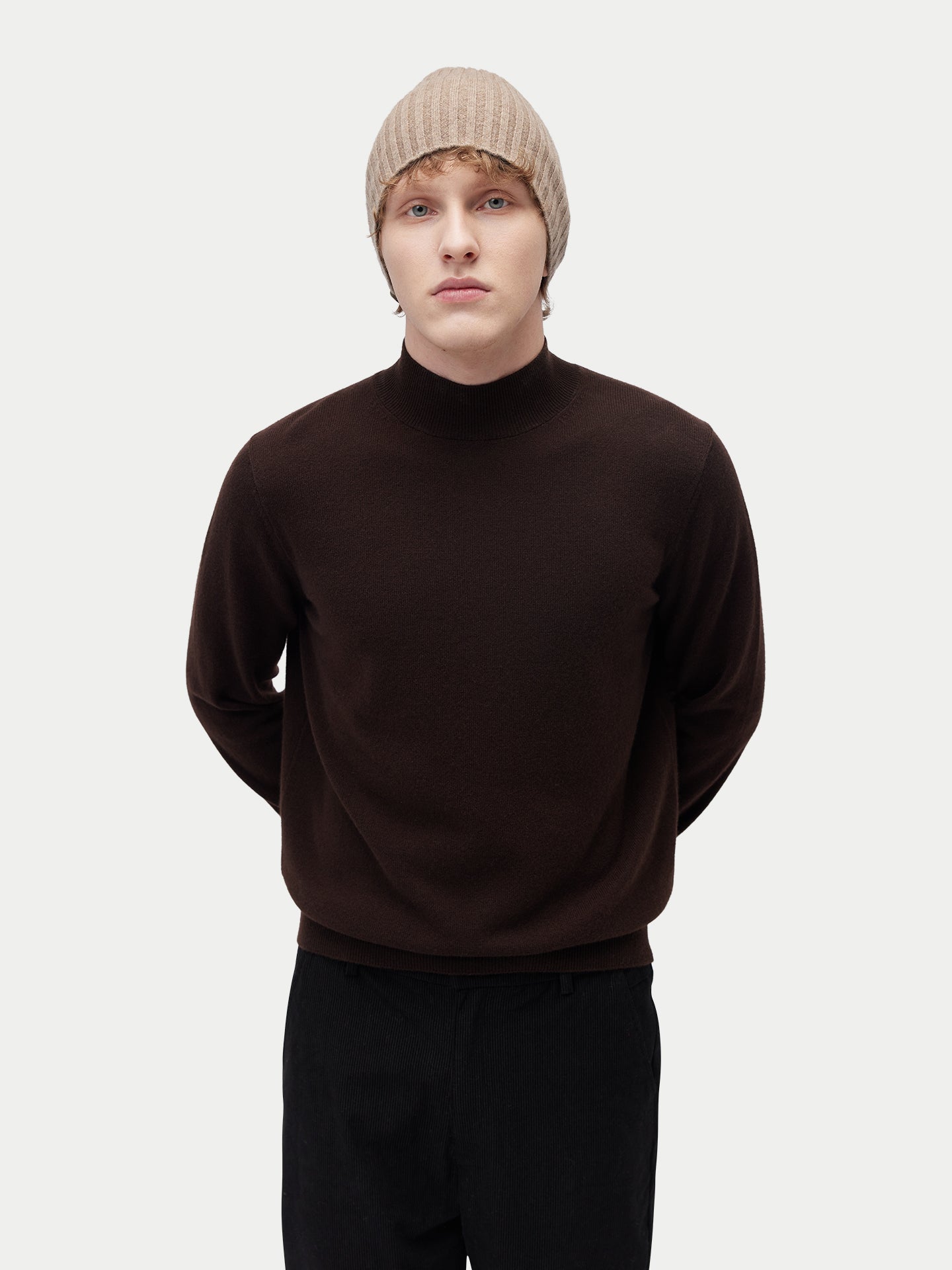 Kaschmir-Strickmütze