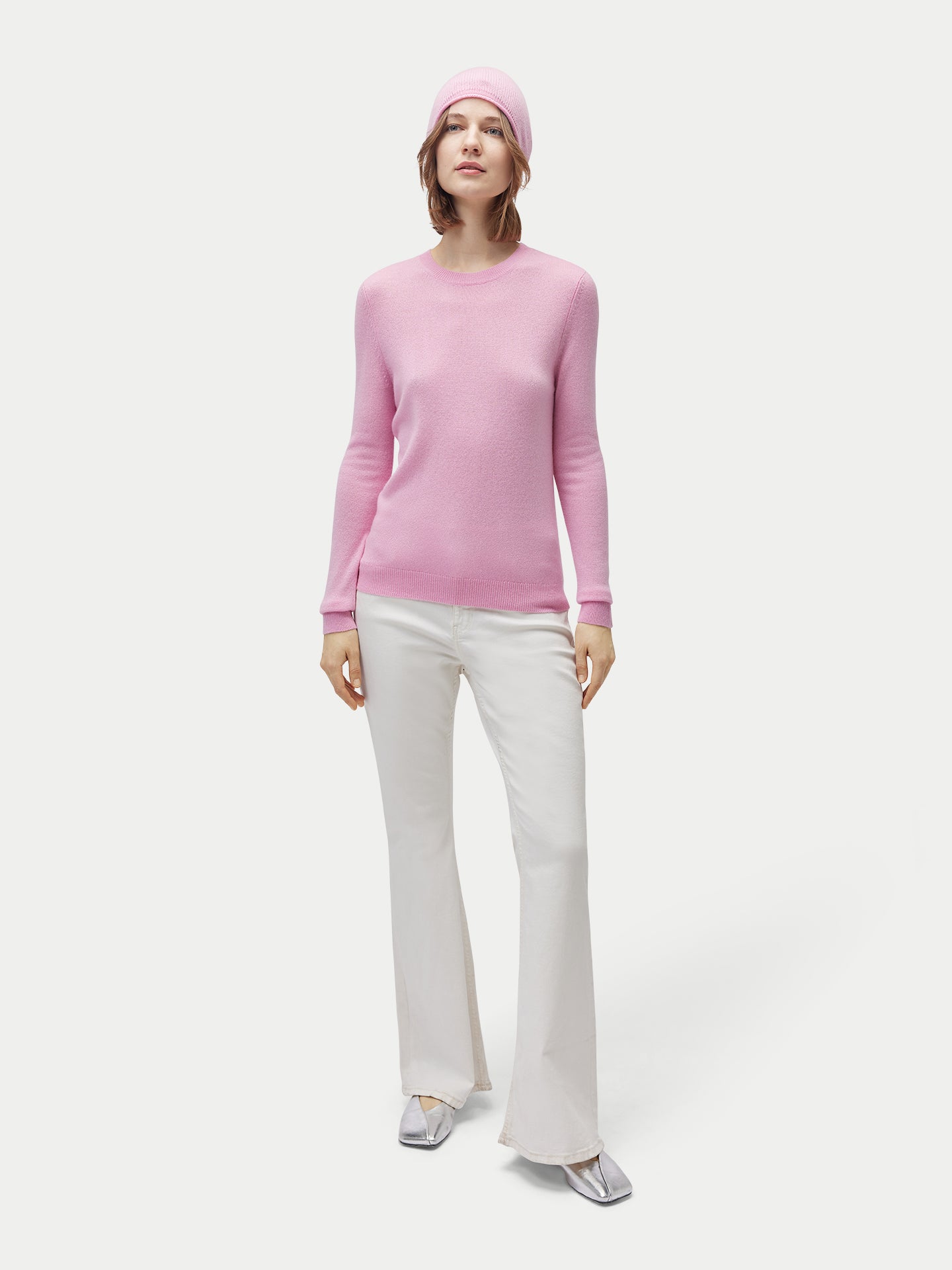 99€ Kaschmir-Set aus Pullover und Mütze