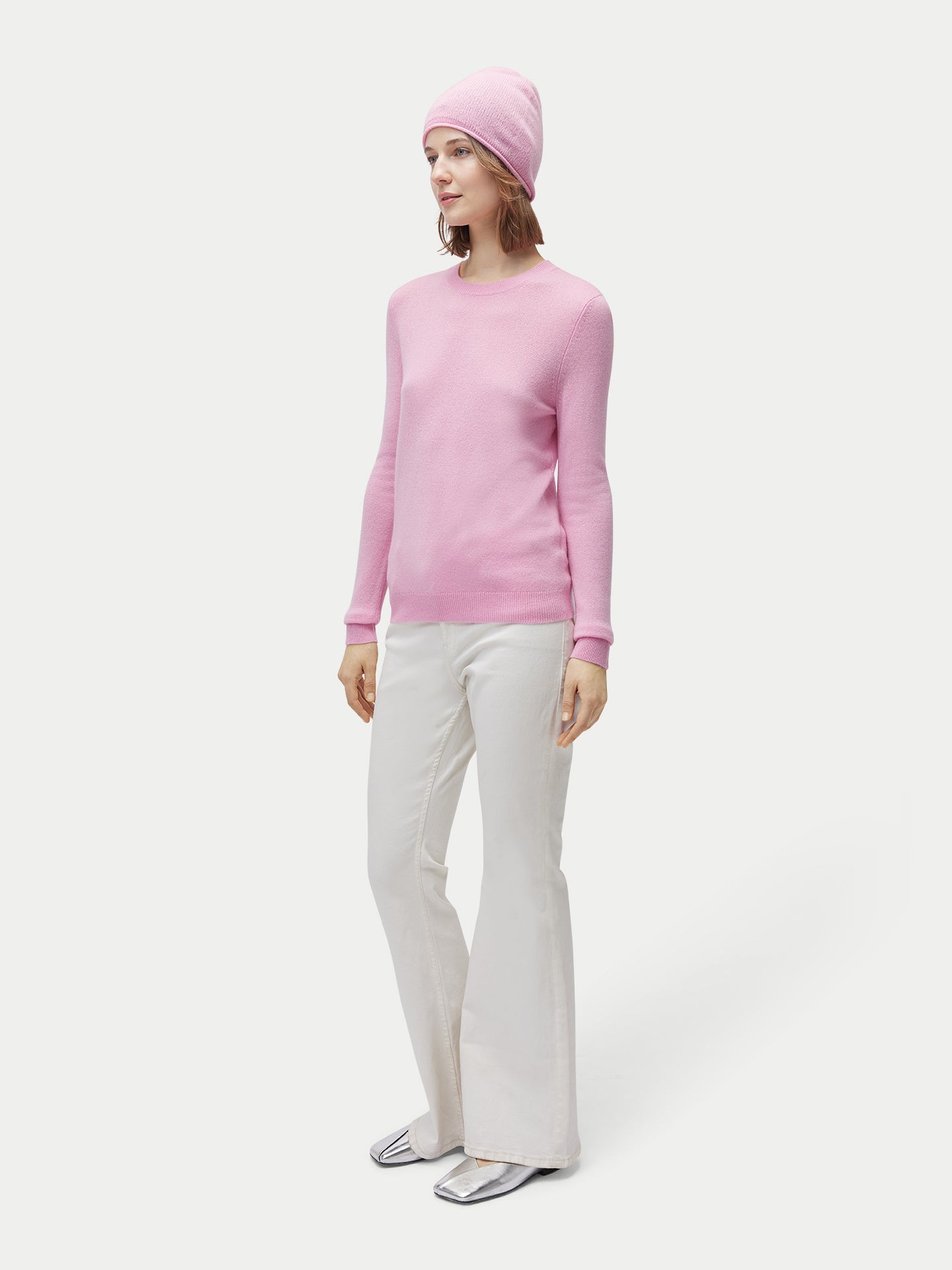 99€ Kaschmir-Set aus Pullover und Mütze