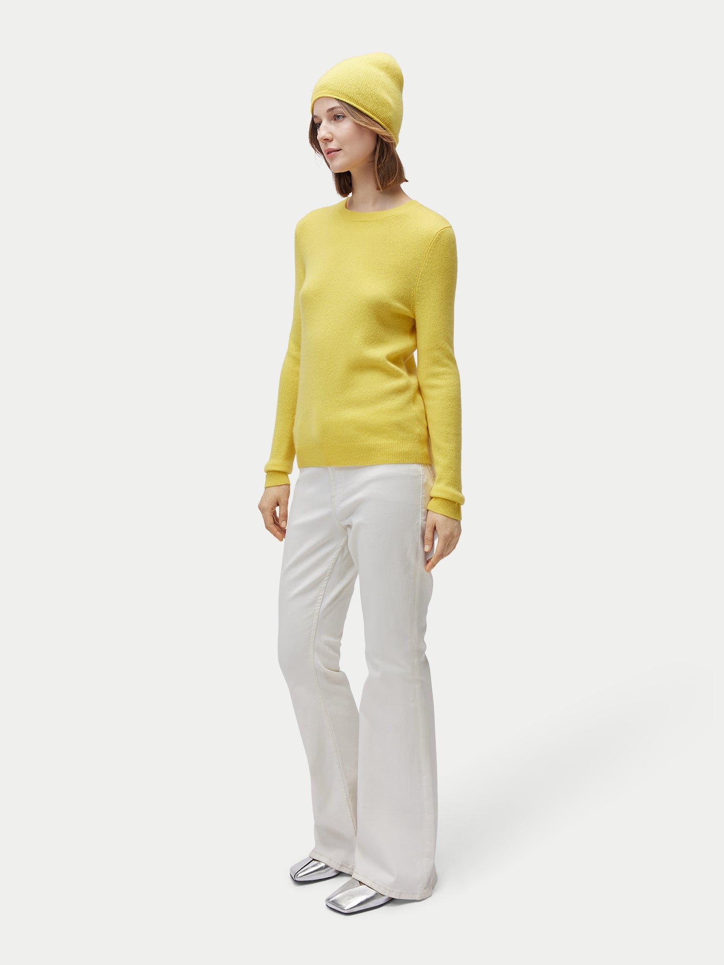 99€ Kaschmir-Set aus Pullover und Mütze