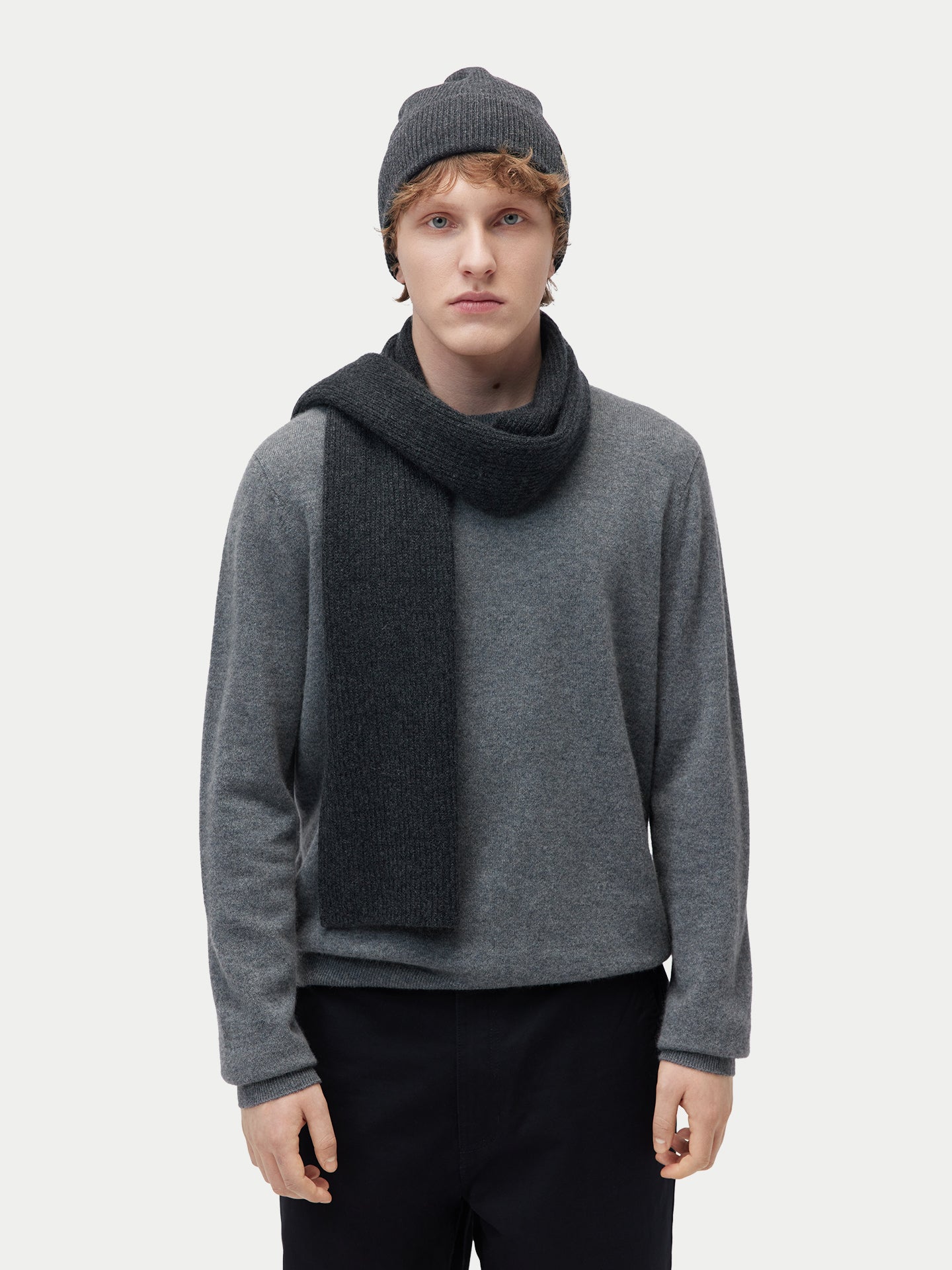 Schal mit Patentmuster