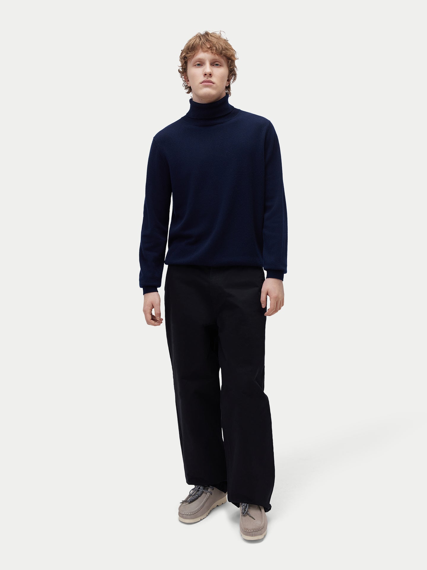 Kaschmir-Rollkragenpullover Basic