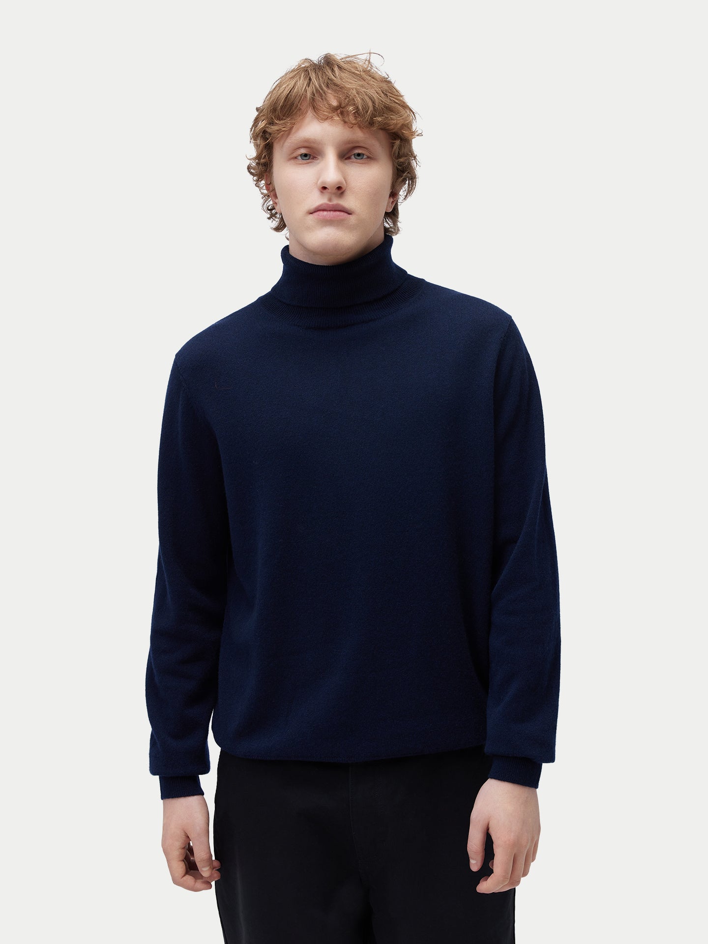 Kaschmir-Rollkragenpullover Basic