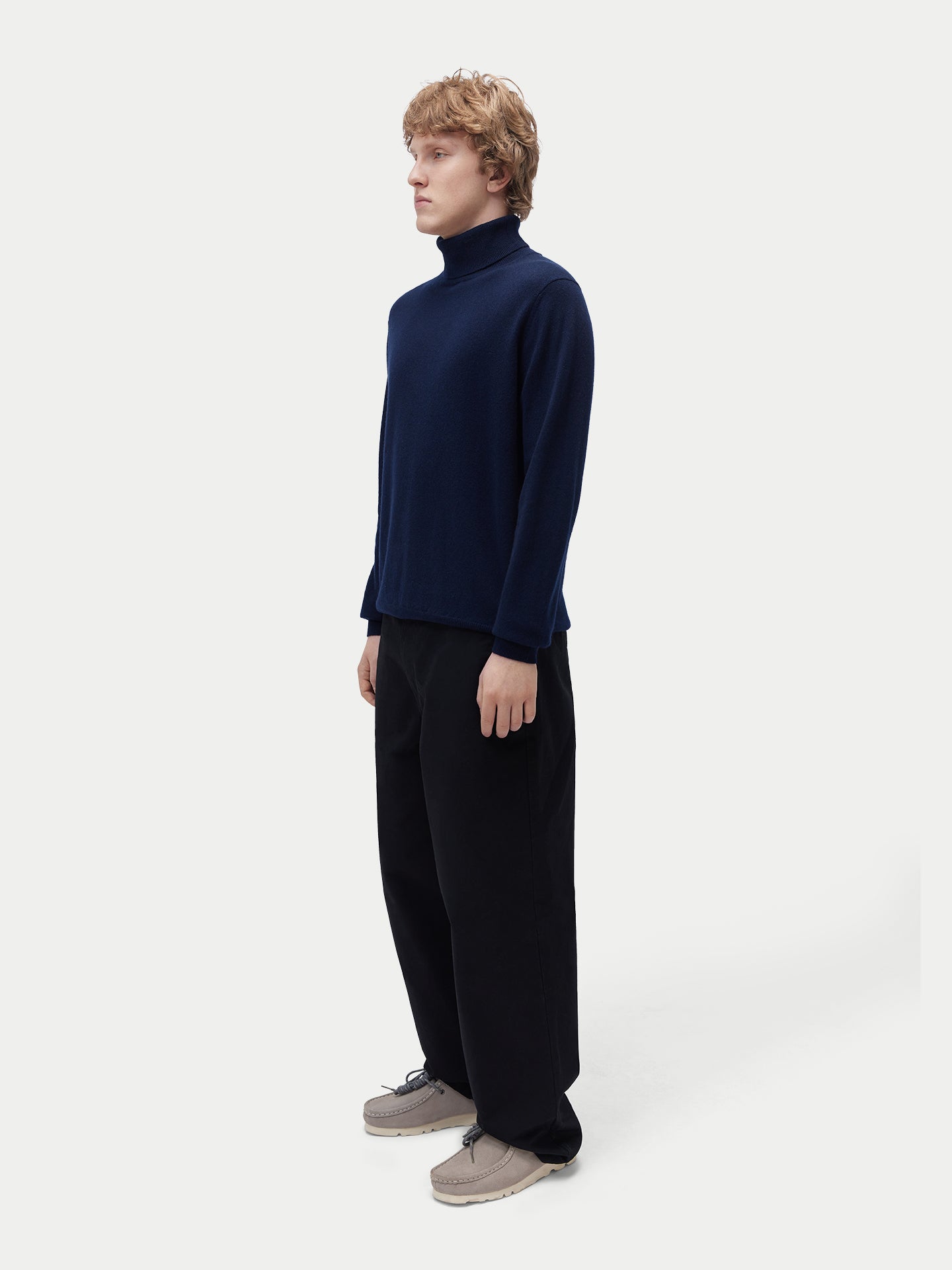 Kaschmir-Rollkragenpullover Basic