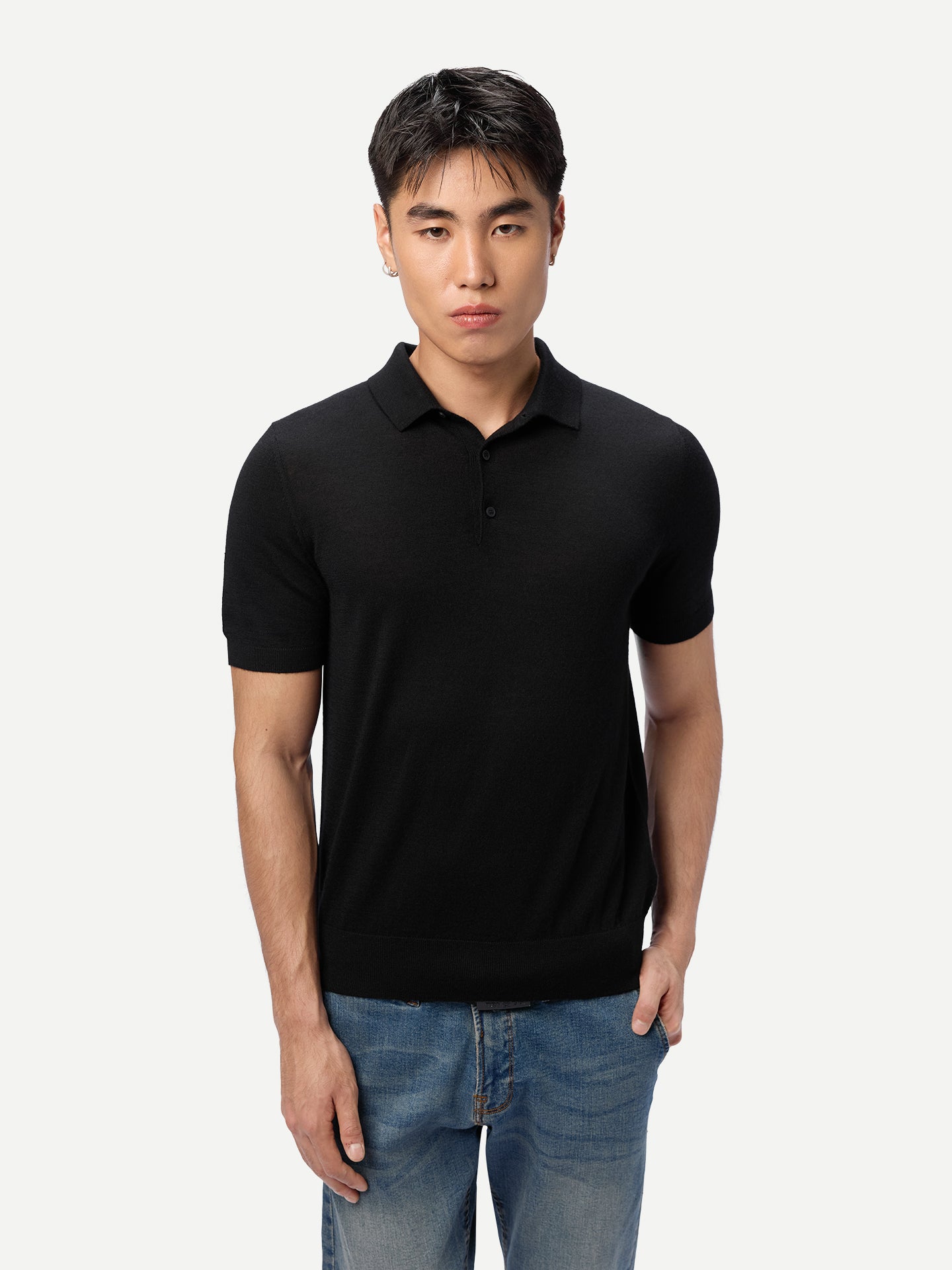 Herren Klassisches Polo-Shirt mit kurzen Ärmeln