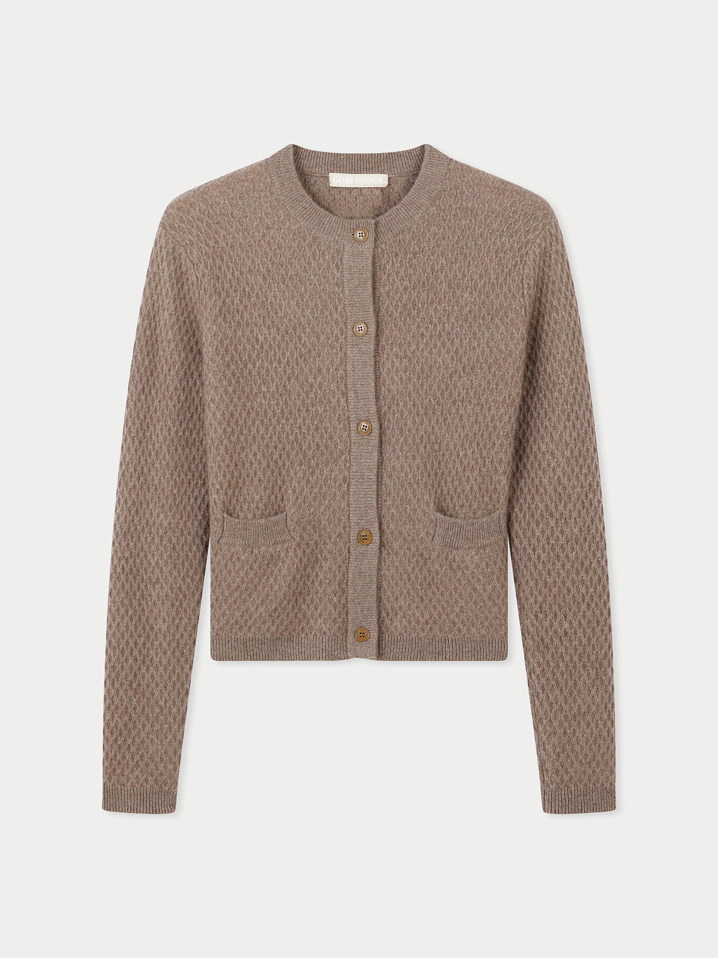 Kaschmir Strickjacke mit Knöpfen