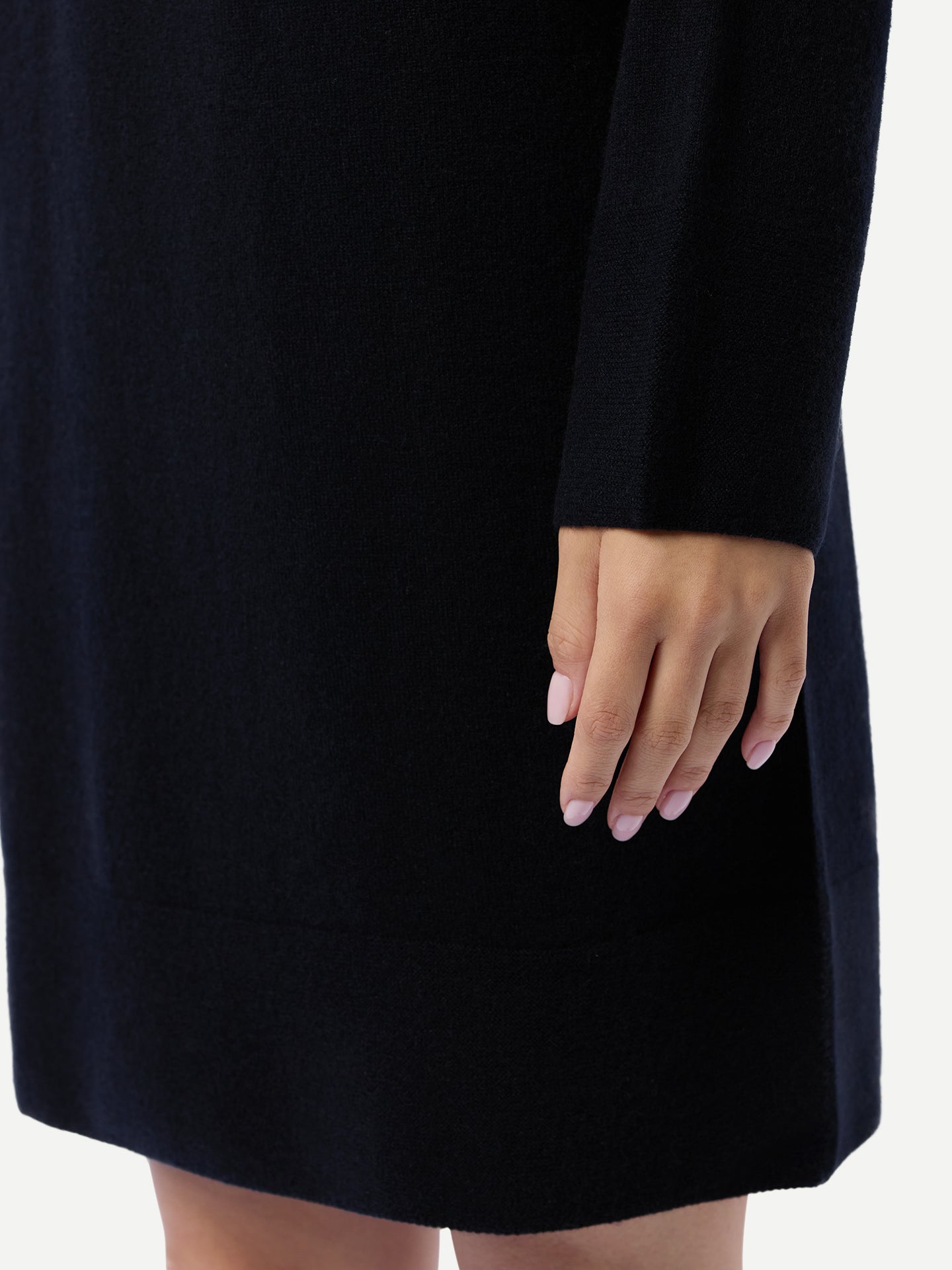 Strickkleid mit Rundhalsausschnitt