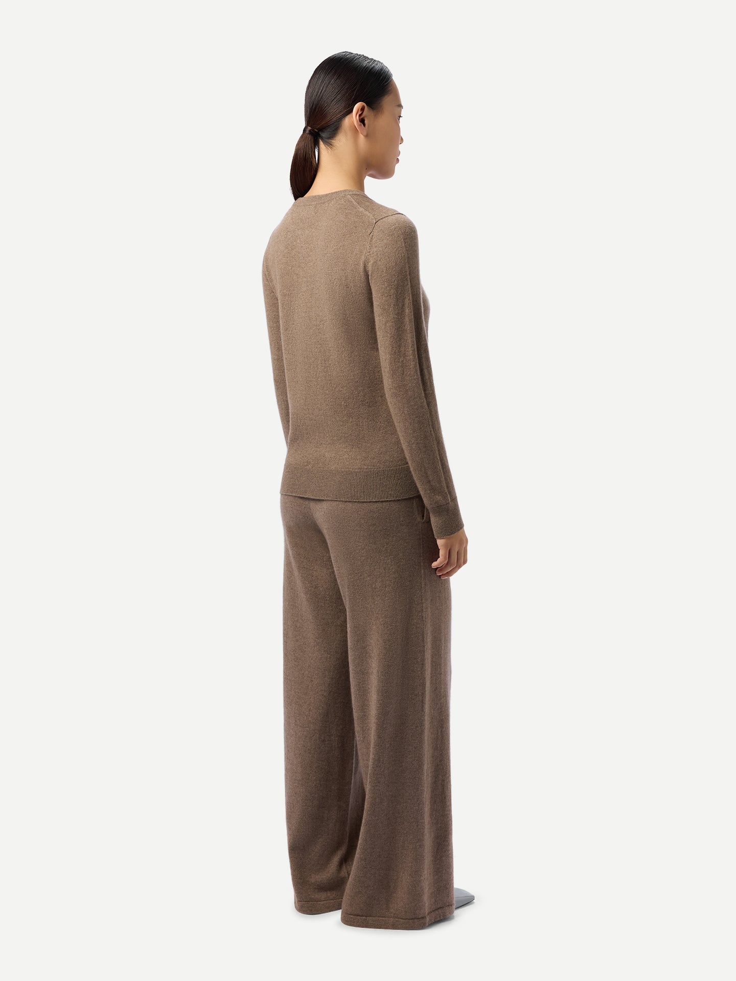 Weite Kaschmirhose