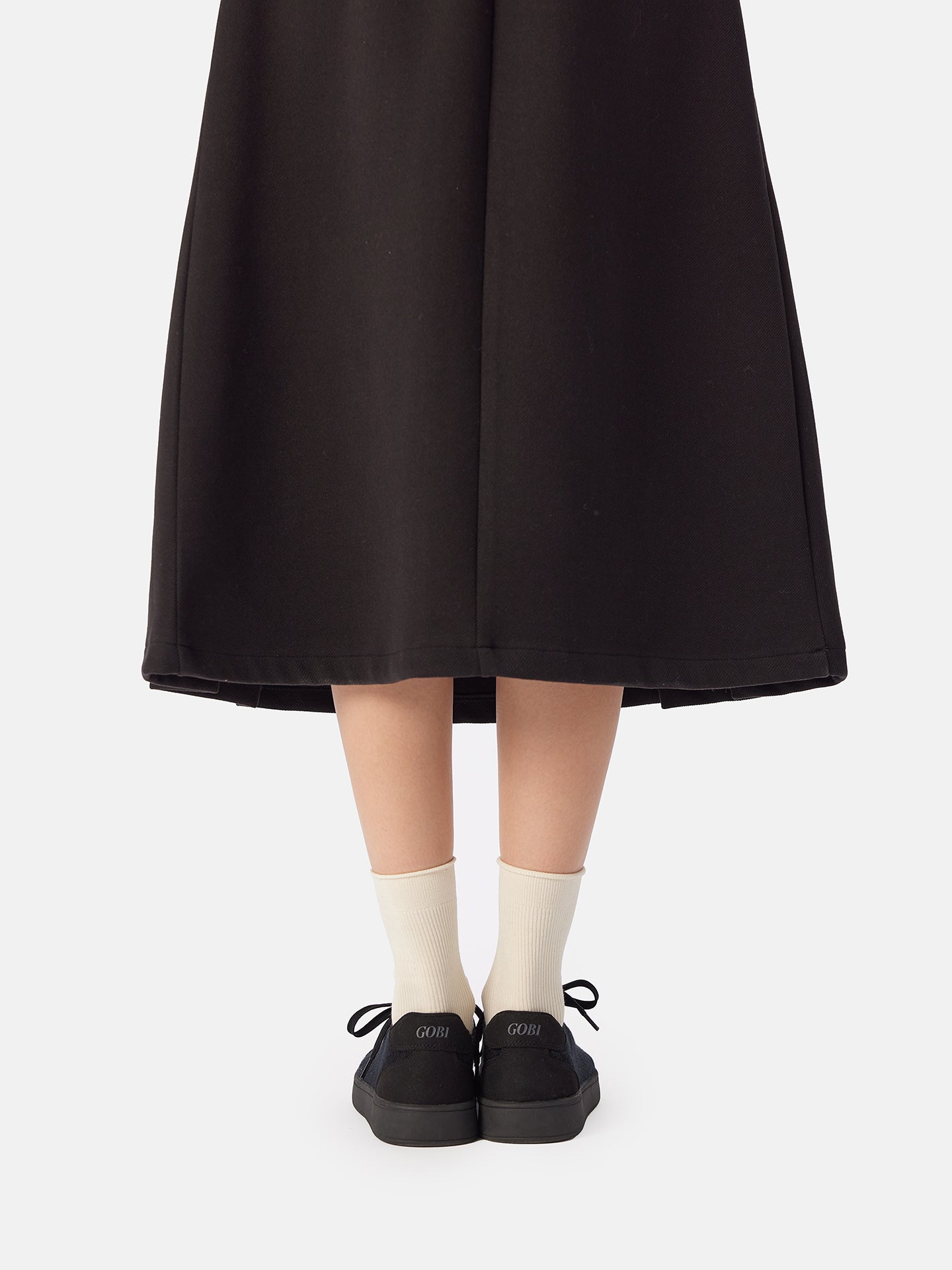 Gestrickte Sneakers aus mercerisierter Wolle und Kaschmir