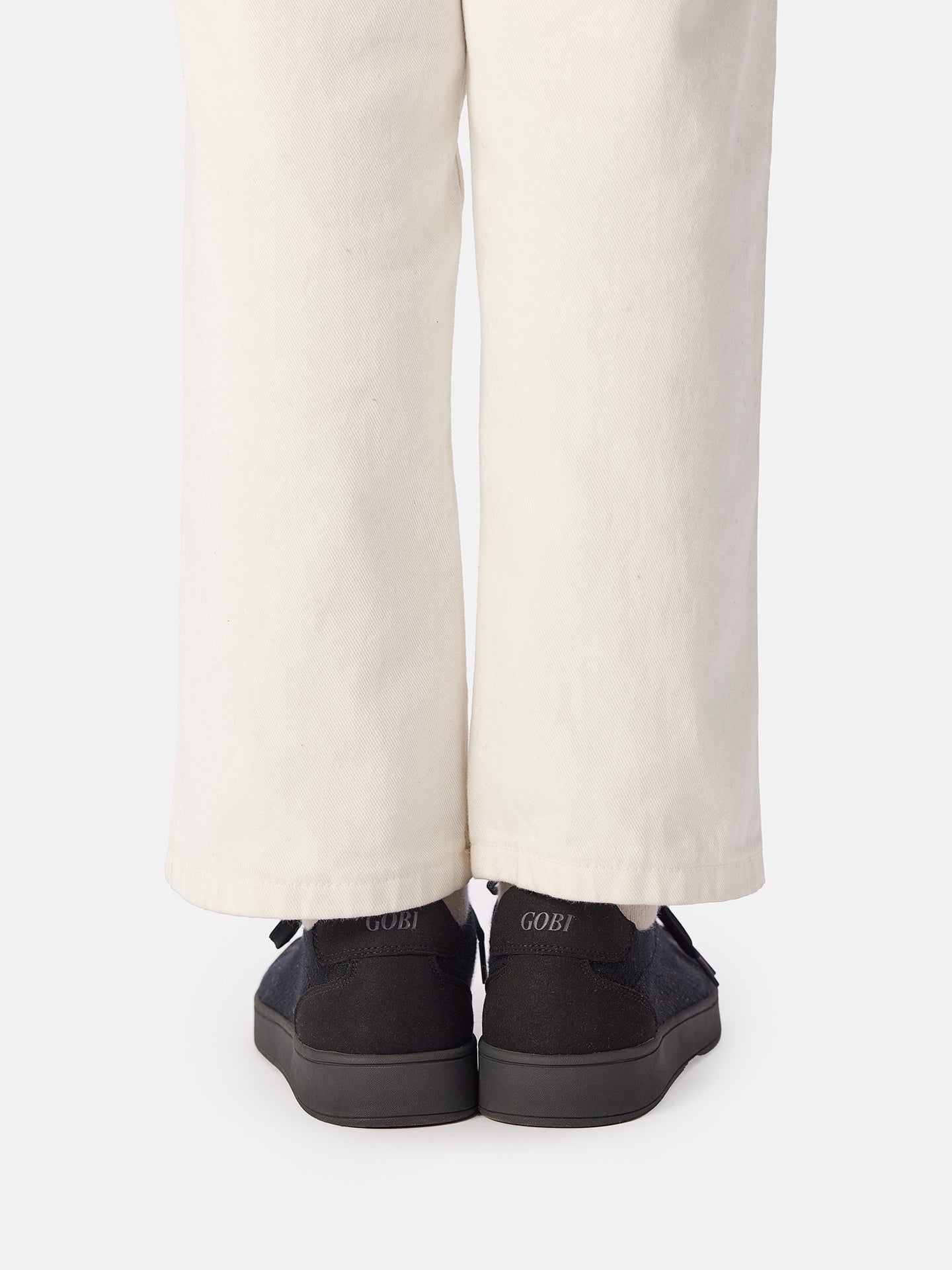 Gestrickte Sneakers aus mercerisierter Wolle und Kaschmir