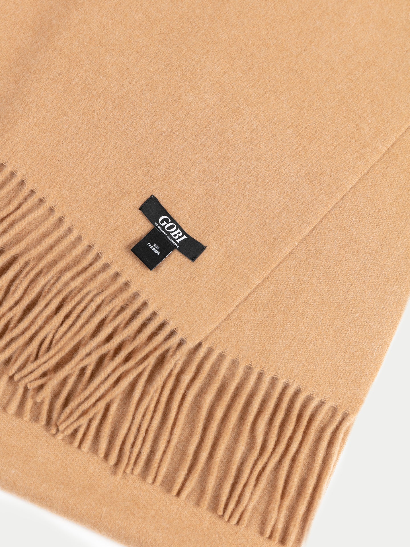 Kaschmirschal mit Fransen Schaffell - Gobi Cashmere