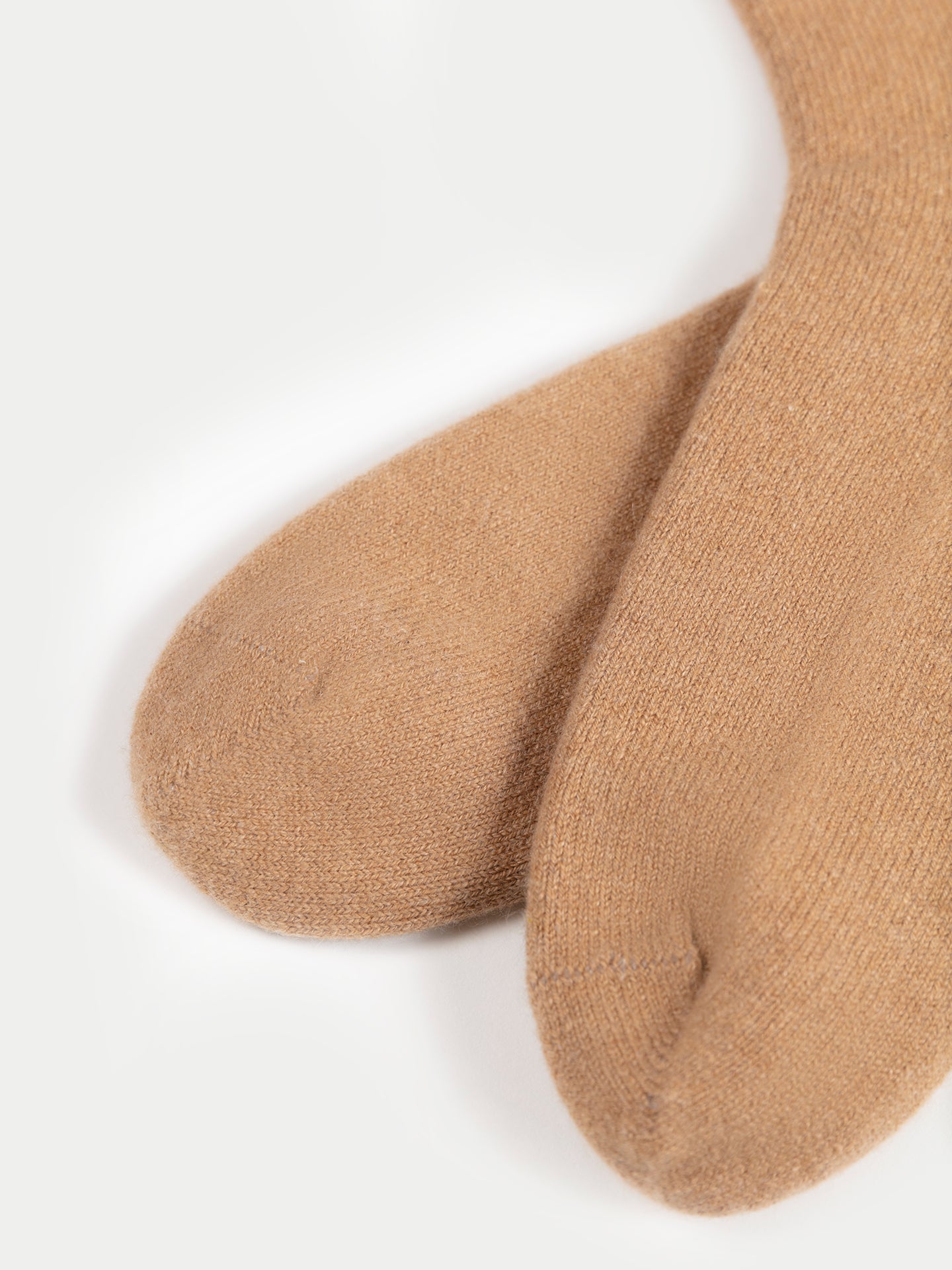 Unisex Kaschmir Rippenstrick-Bettsocken Schaffell- Gobi Cashmere