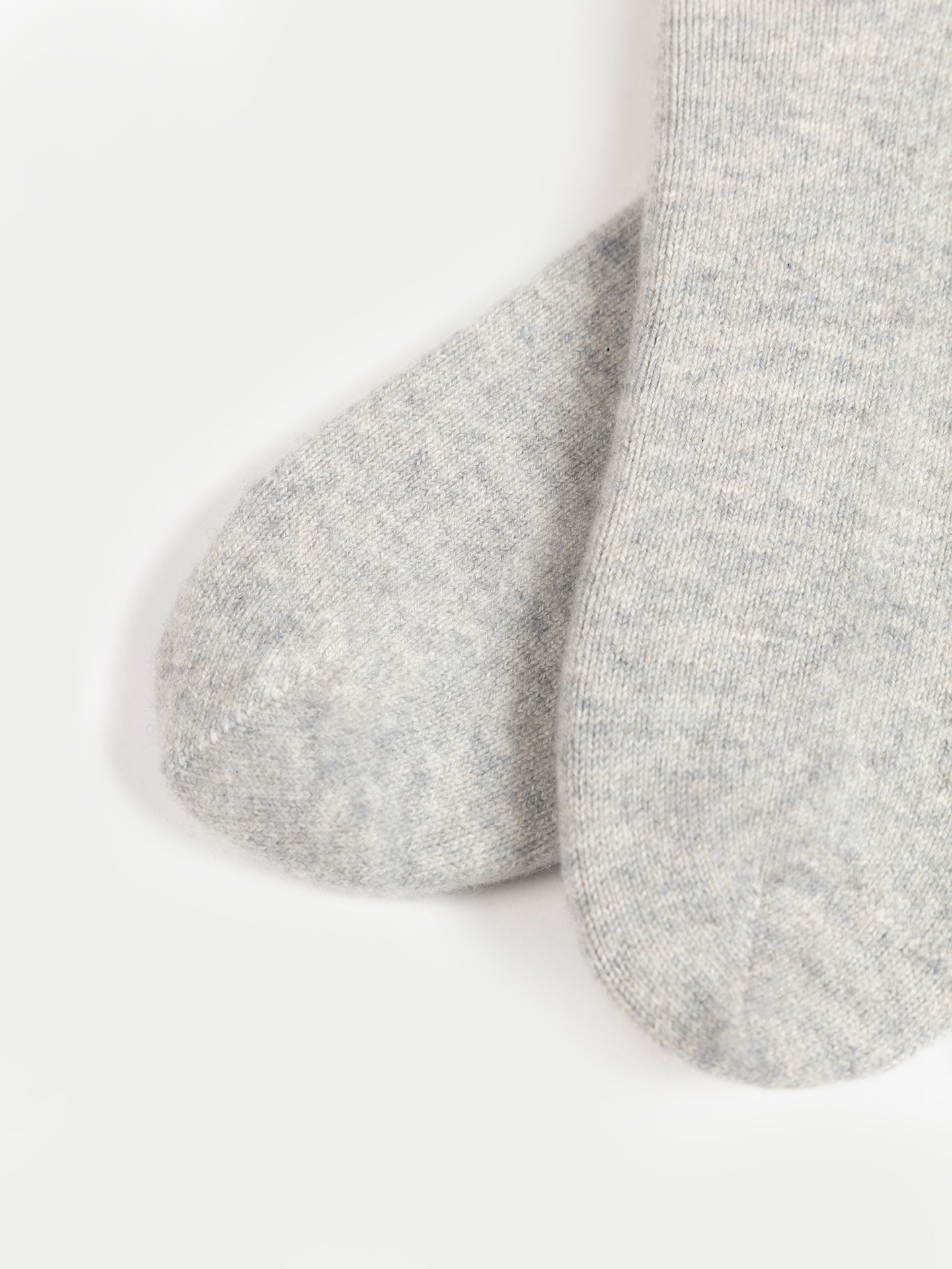 Unisex Kaschmir Rippenstrick-Bettsocken Dämmerung Blau - Gobi Cashmere