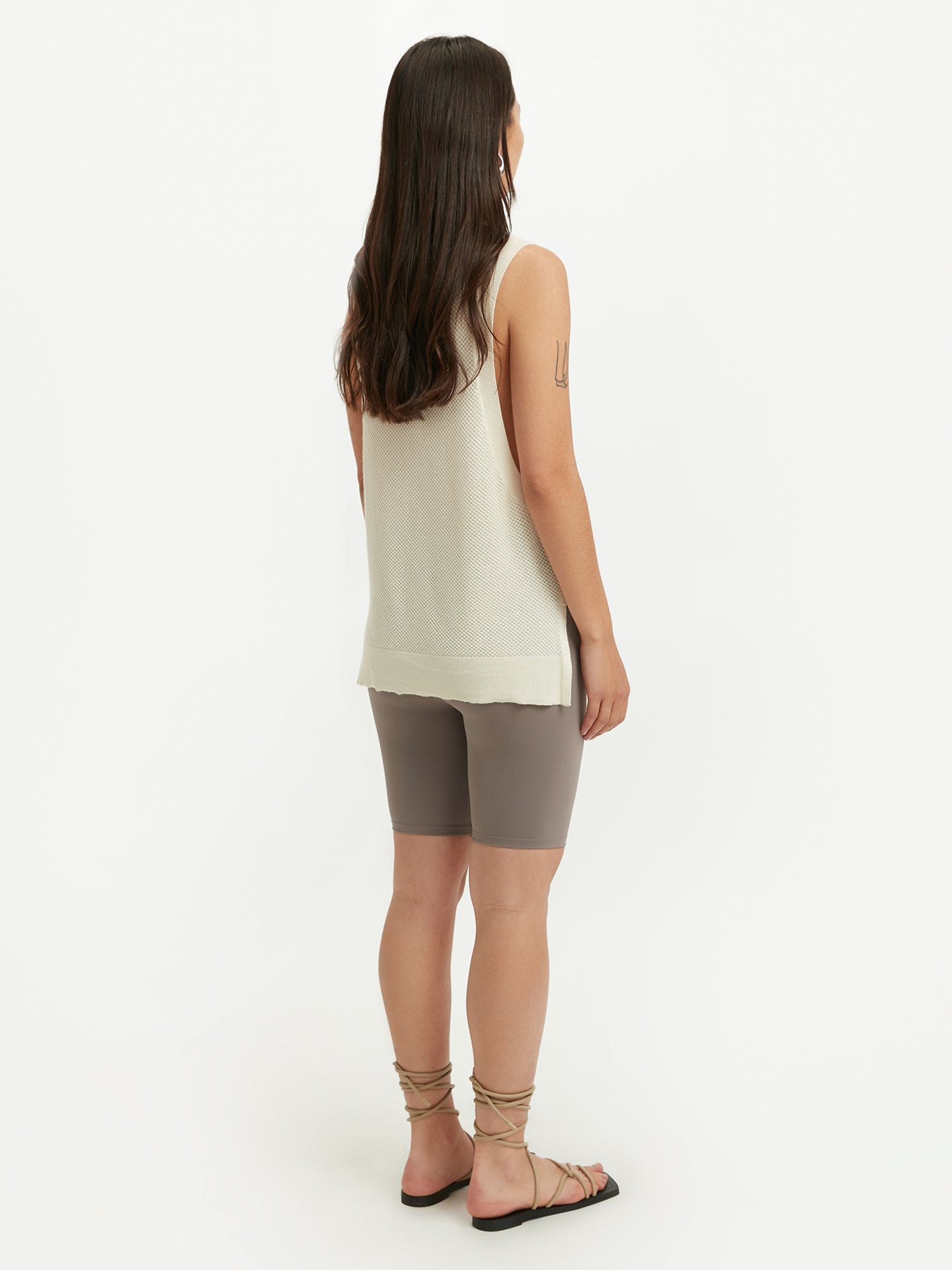 Tank Top aus Seide und Kaschmir weiß - Gobi Cashmere