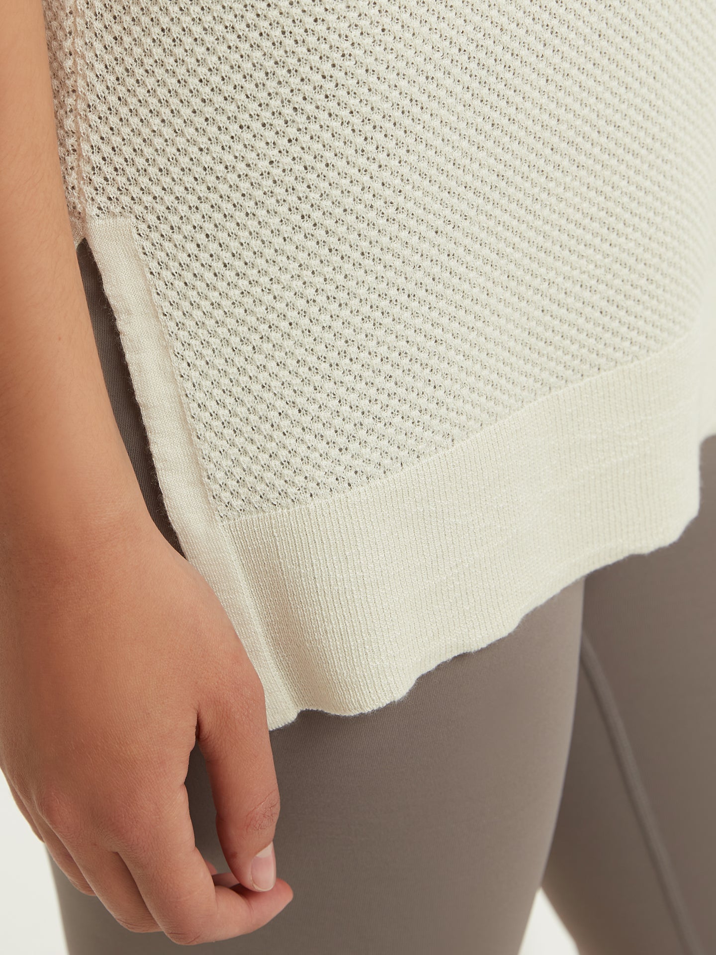 Tank Top aus Seide und Kaschmir weiß - Gobi Cashmere