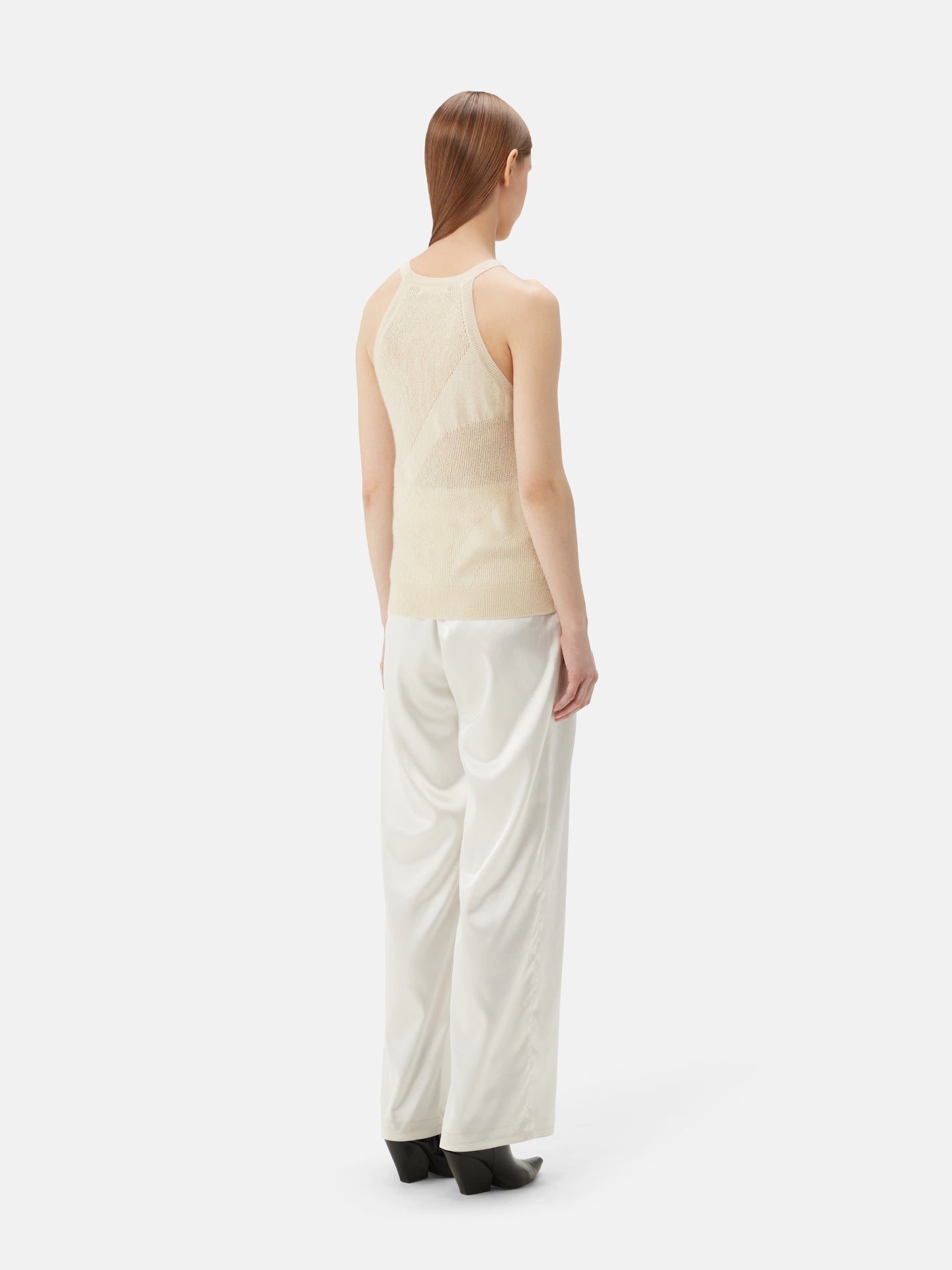 Naturfarbe Luxuriöses Kaschmir-Oberteil | GOBI Cashmere