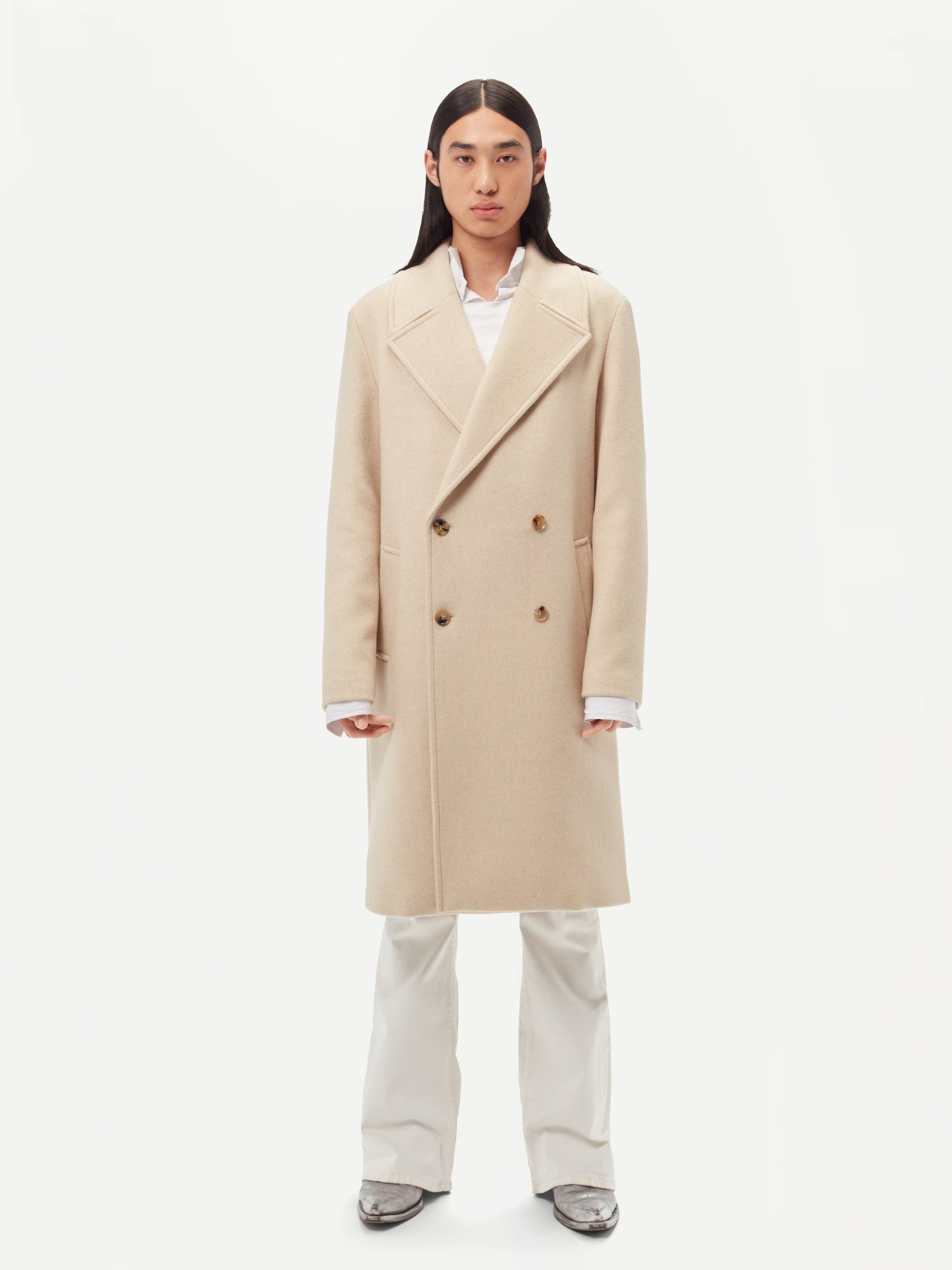 Zweireihiger Herren Kaschmirmantel