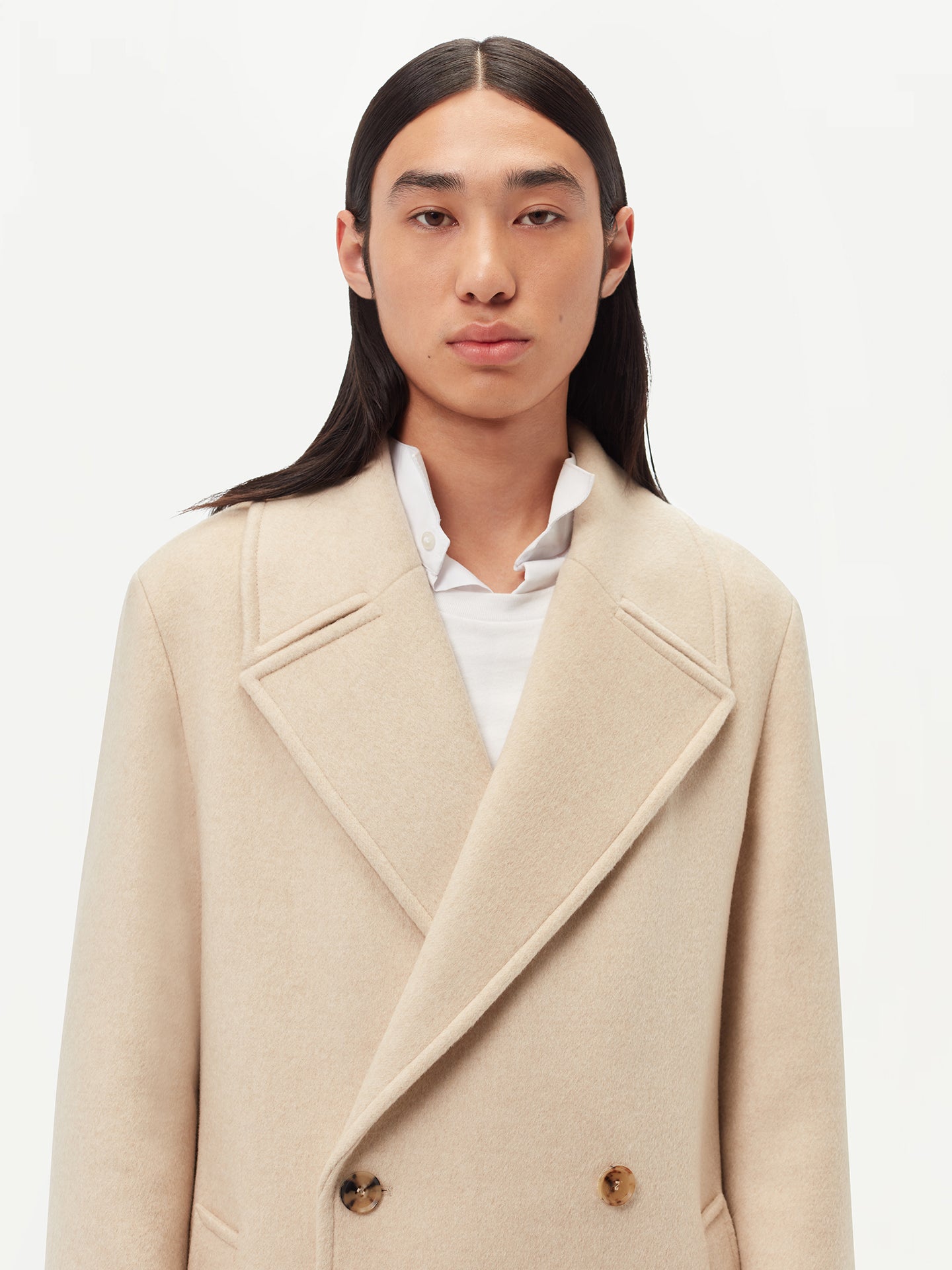 Zweireihiger Herren Kaschmirmantel