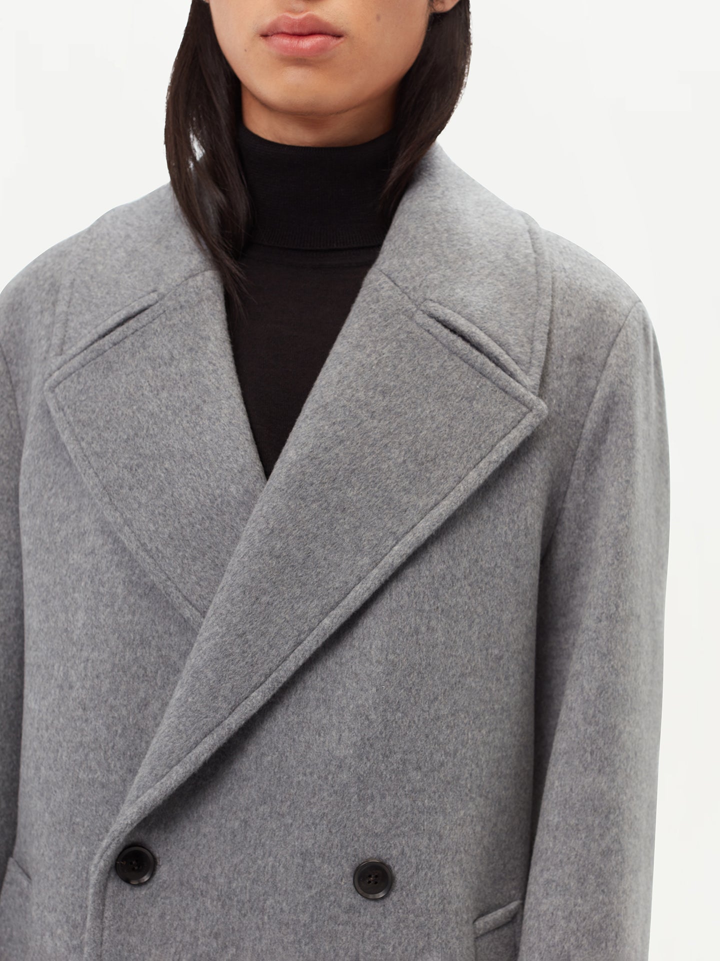 Zweireihiger Herren Kaschmirmantel