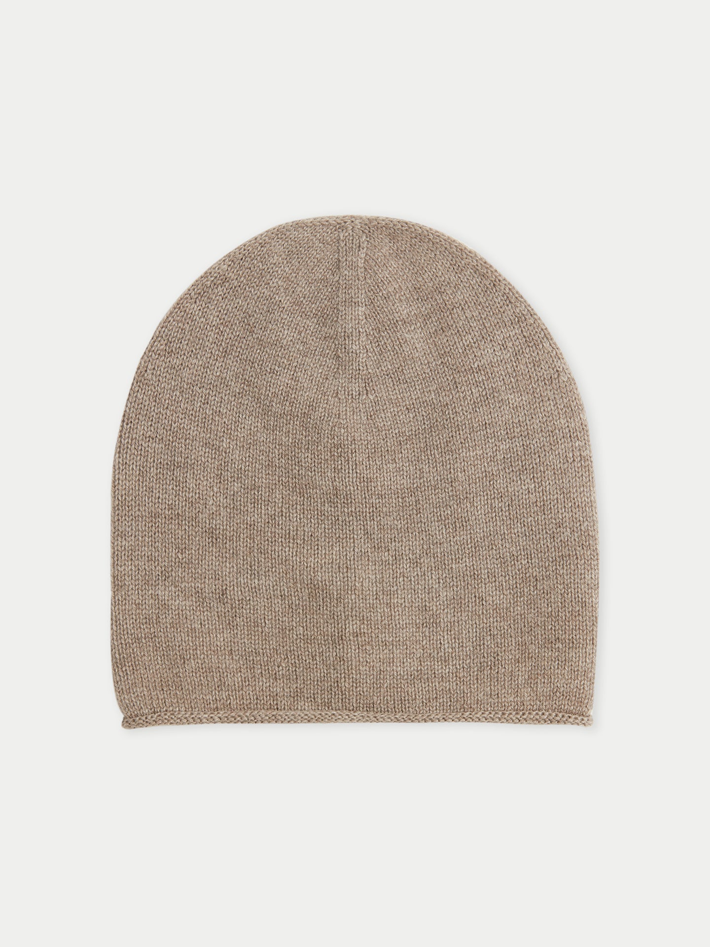 Damen Kaschmir 99€ Set aus Pullover und Mütze Taupe - Gobi Cashmere