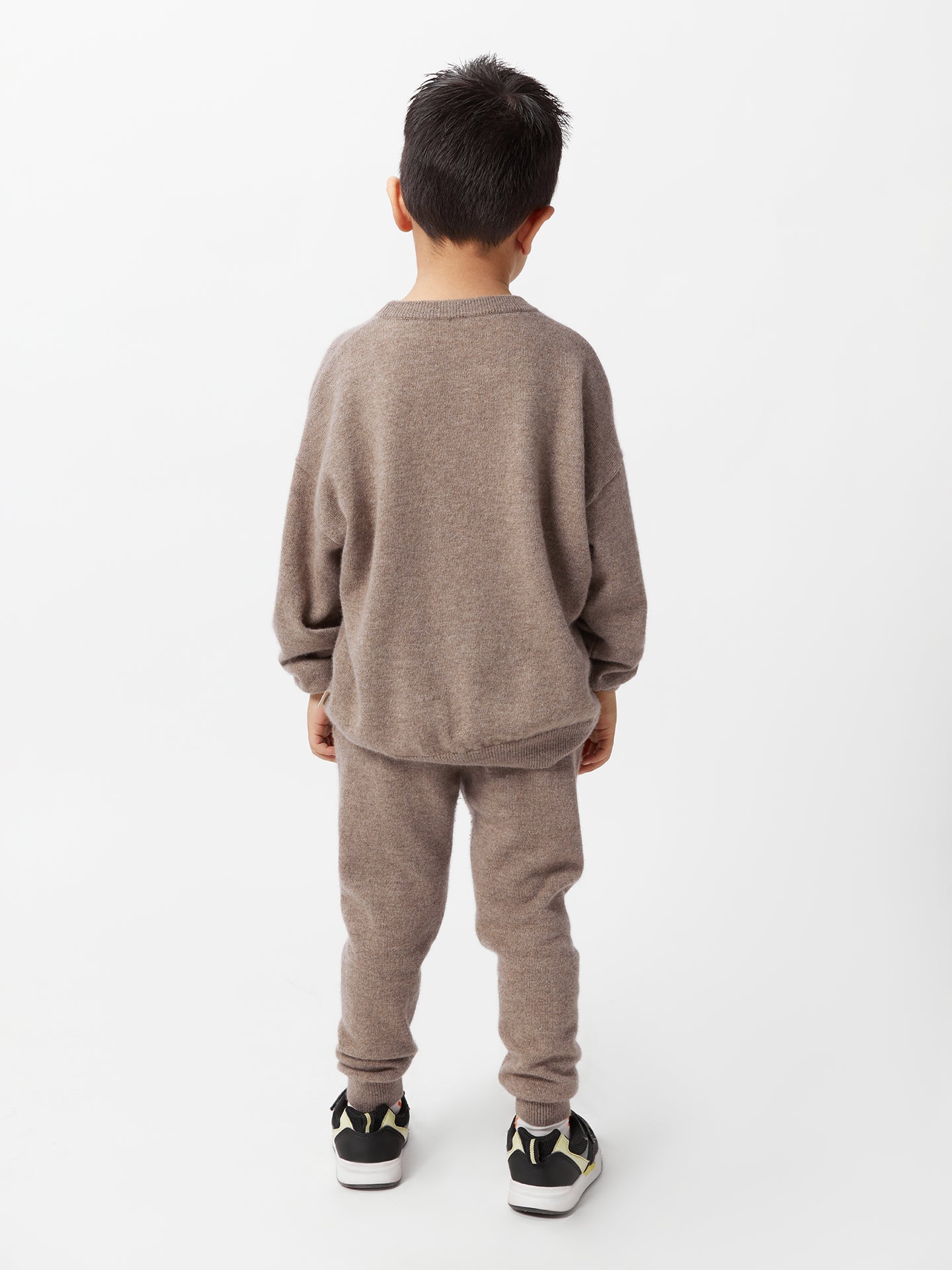 Naturfarbe Kaschmir Jogger für Kinder
