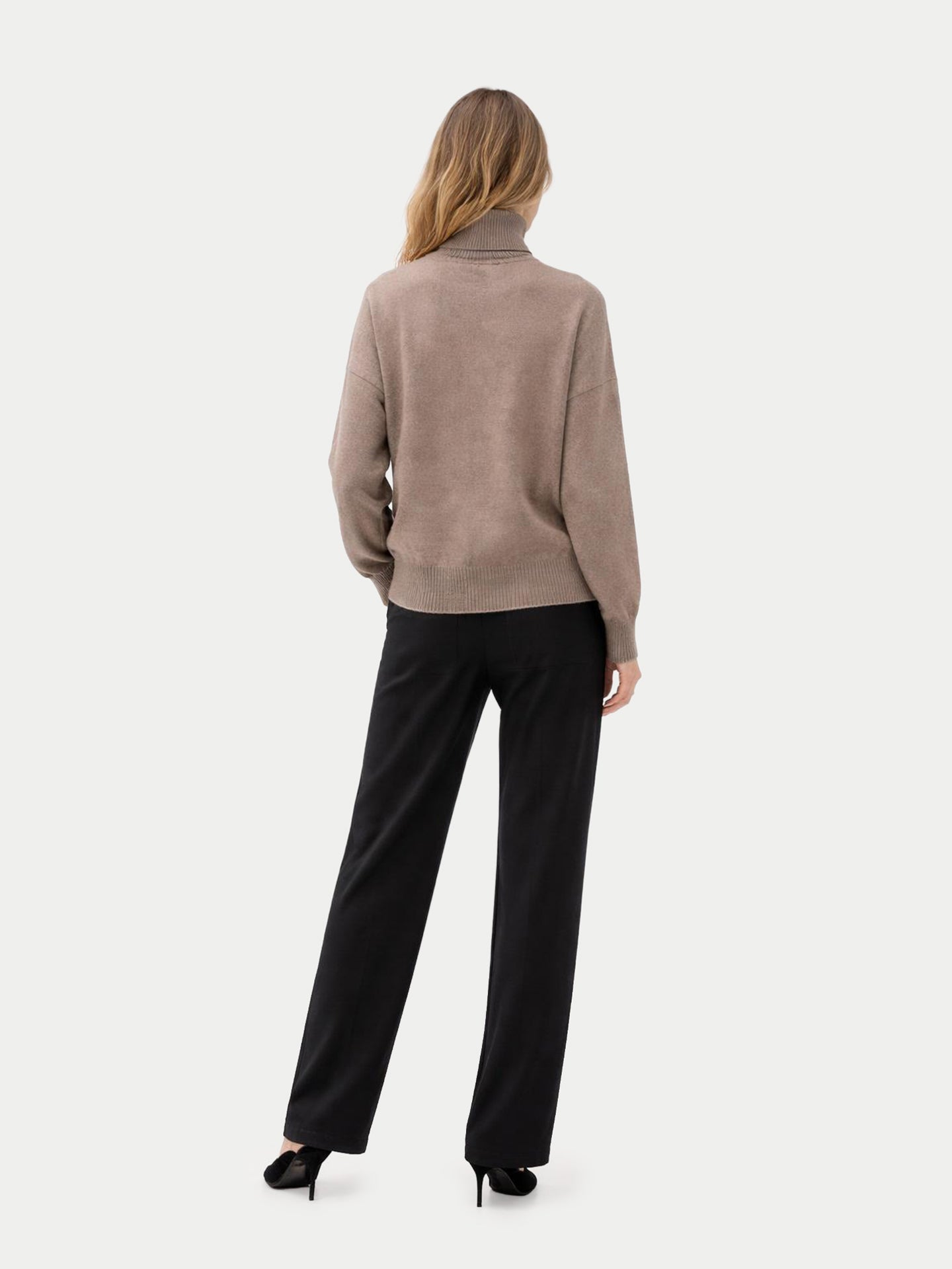 Damen Kaschmir Rollkragenpullover