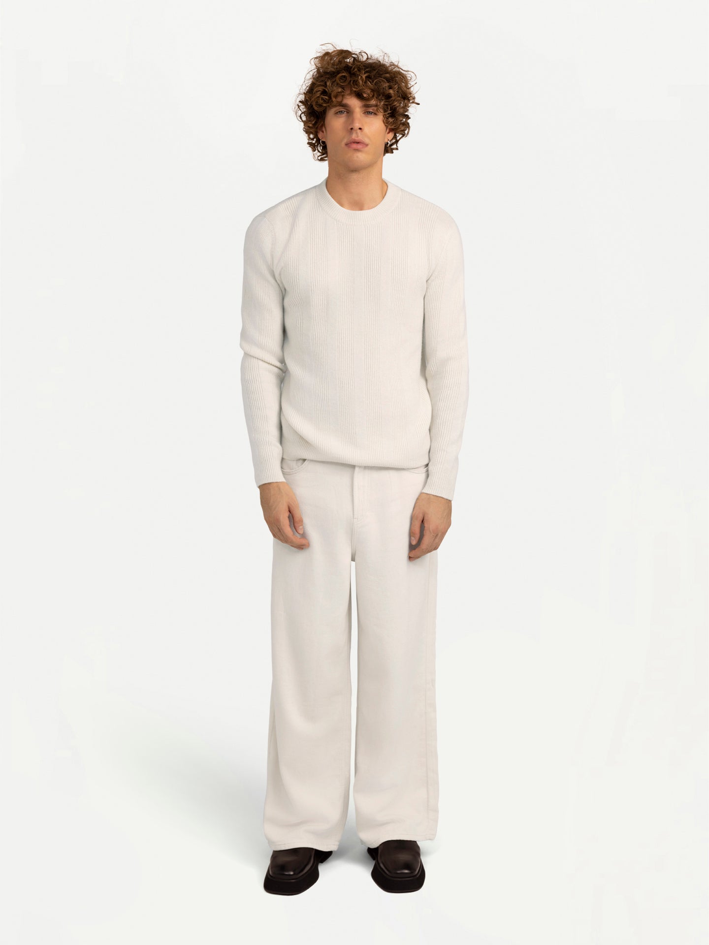 Pullover mit Längsstreifen
