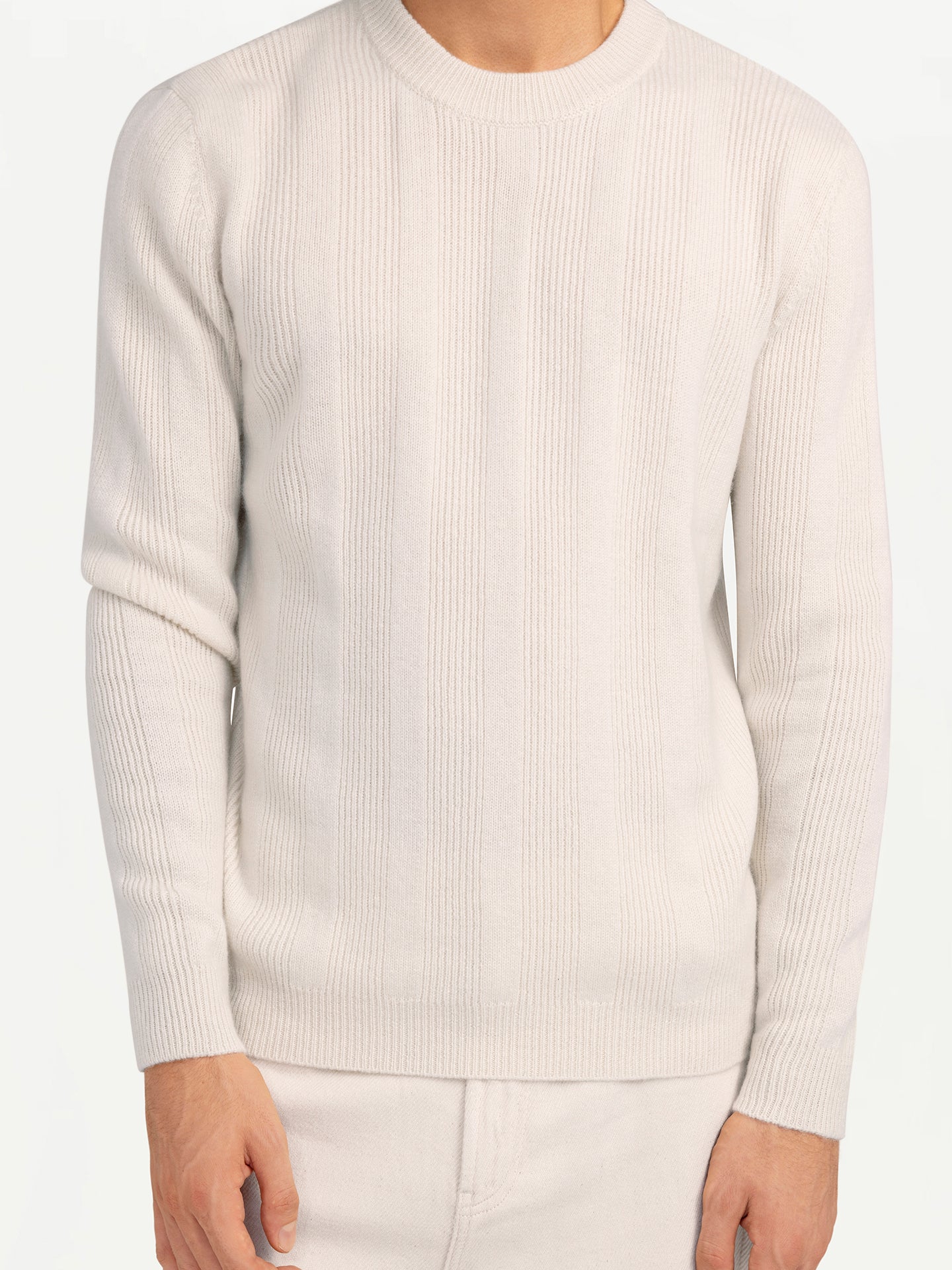 Pullover mit Längsstreifen