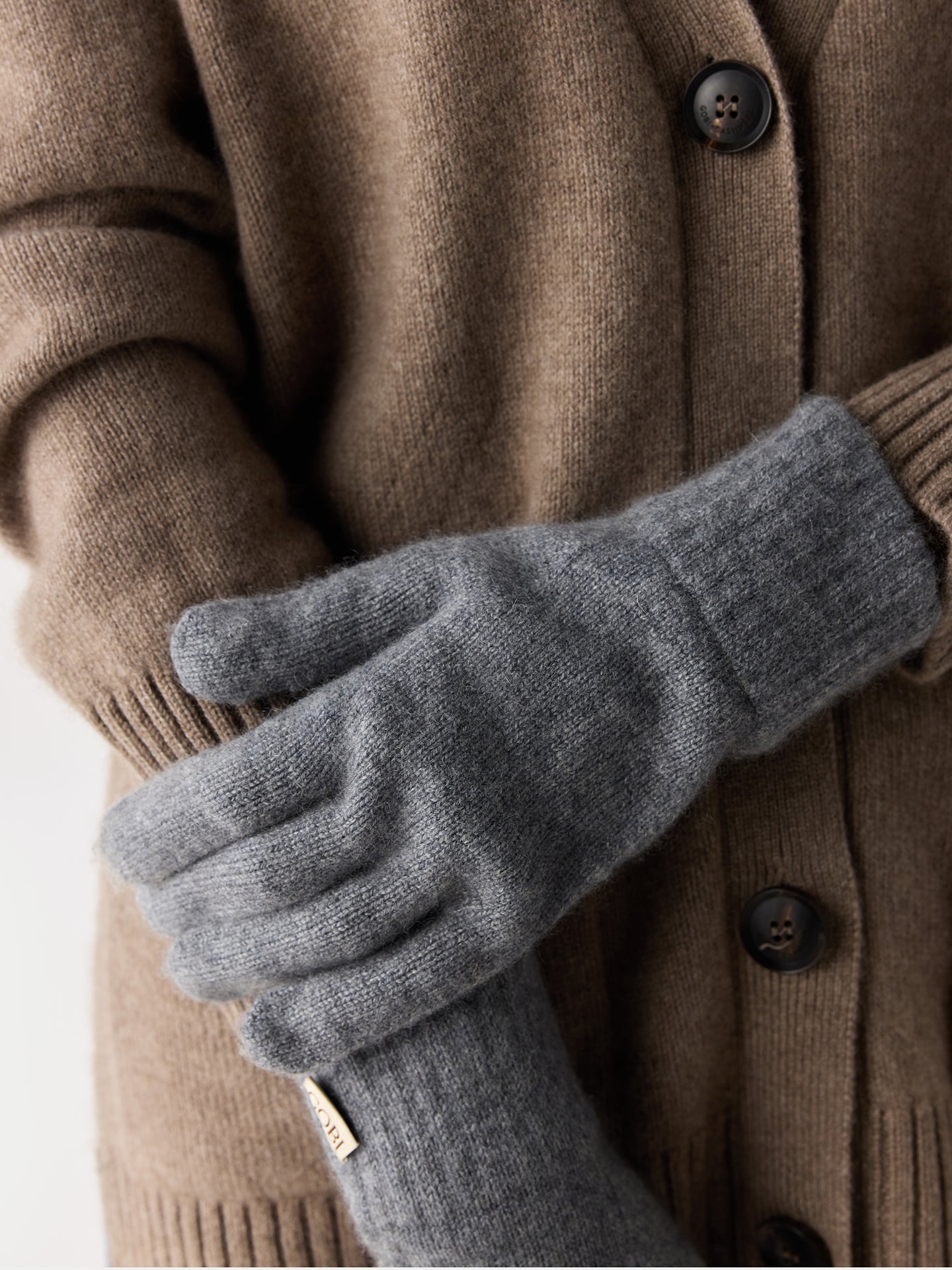 Klassische Kaschmir-Strickhandschuhe für den Winter | GOBI Cashmere