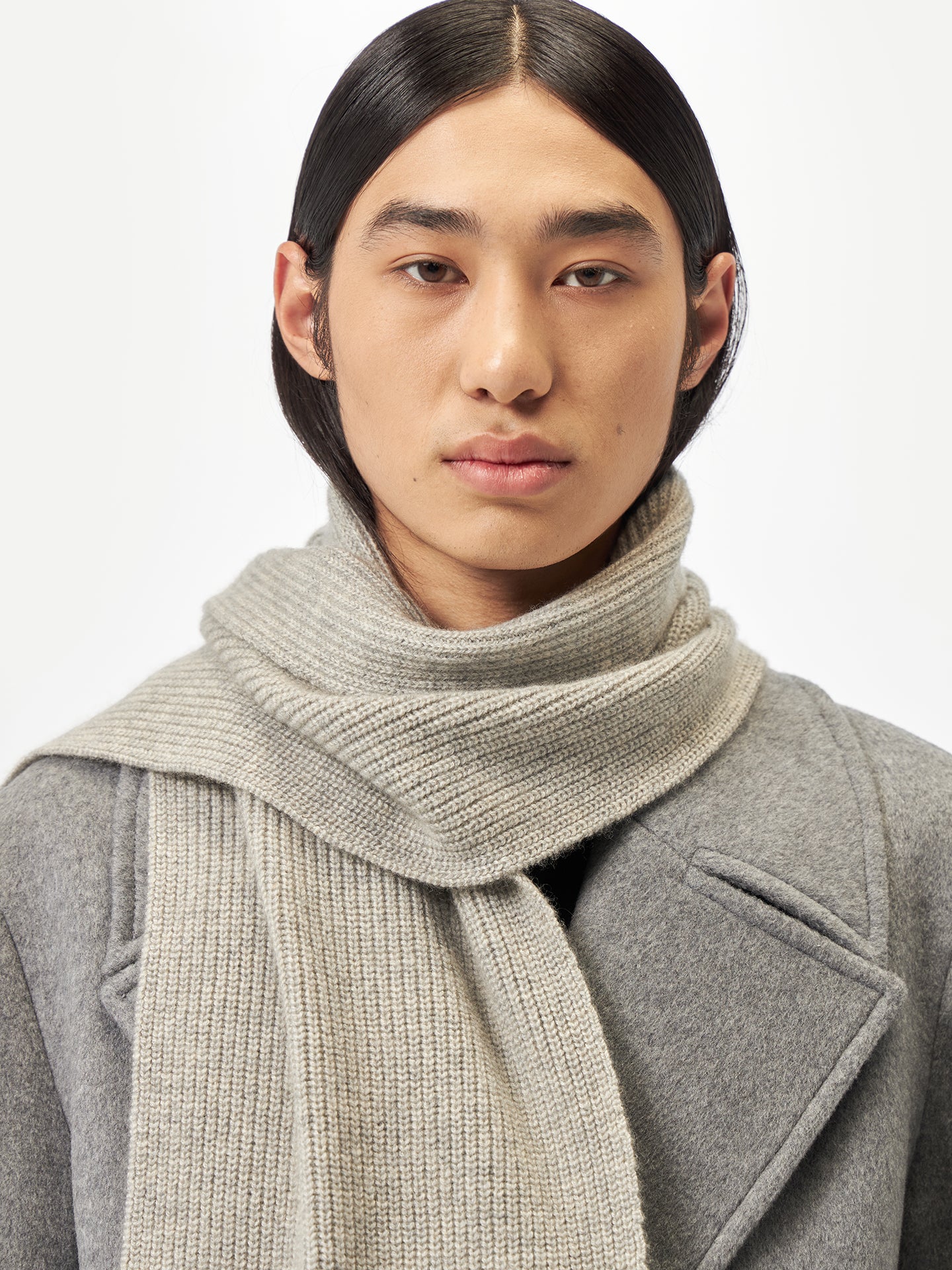 Schal mit Patentmuster