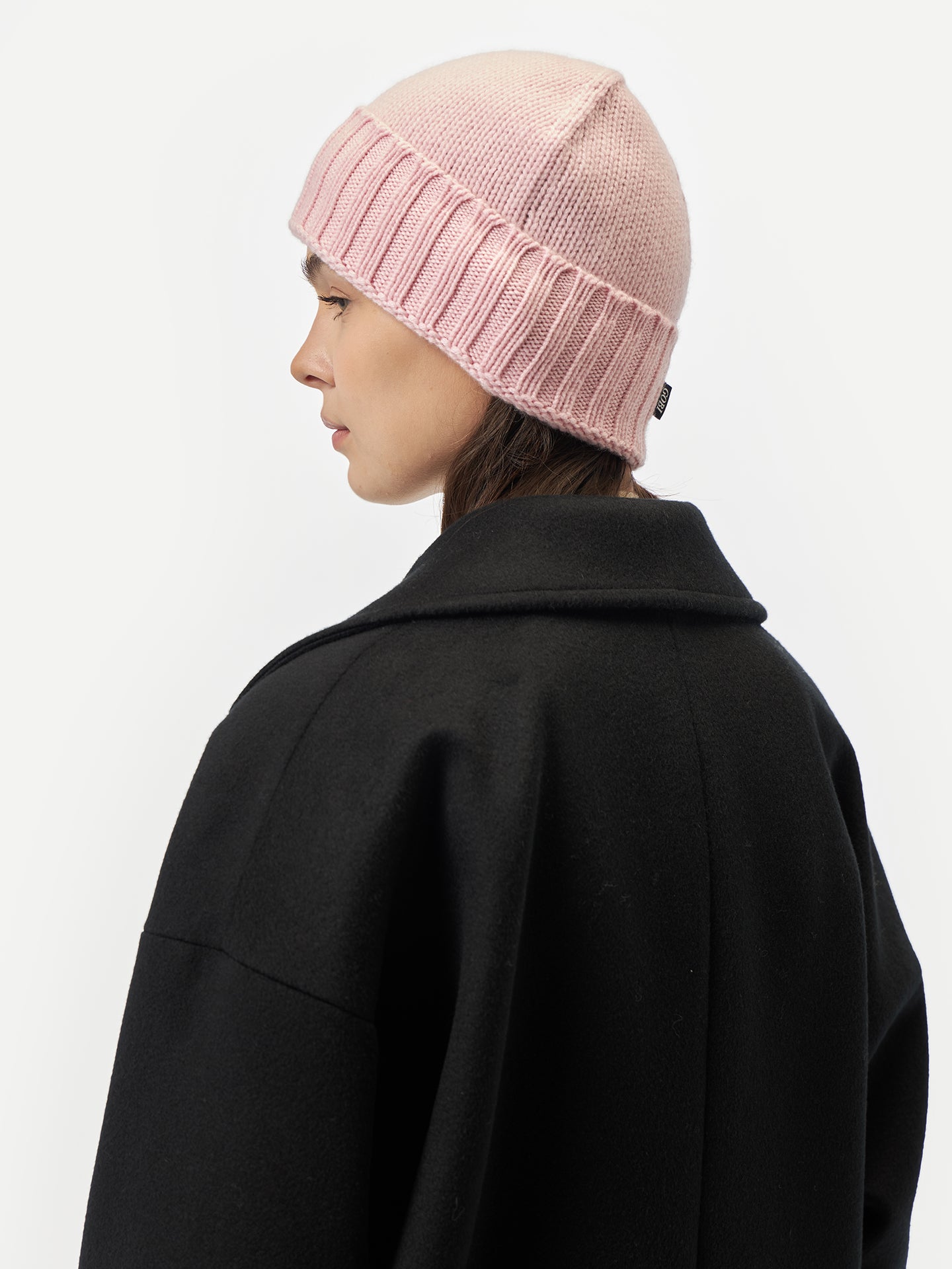 Rippenstrick Kaschmir Mütze /Unisex/