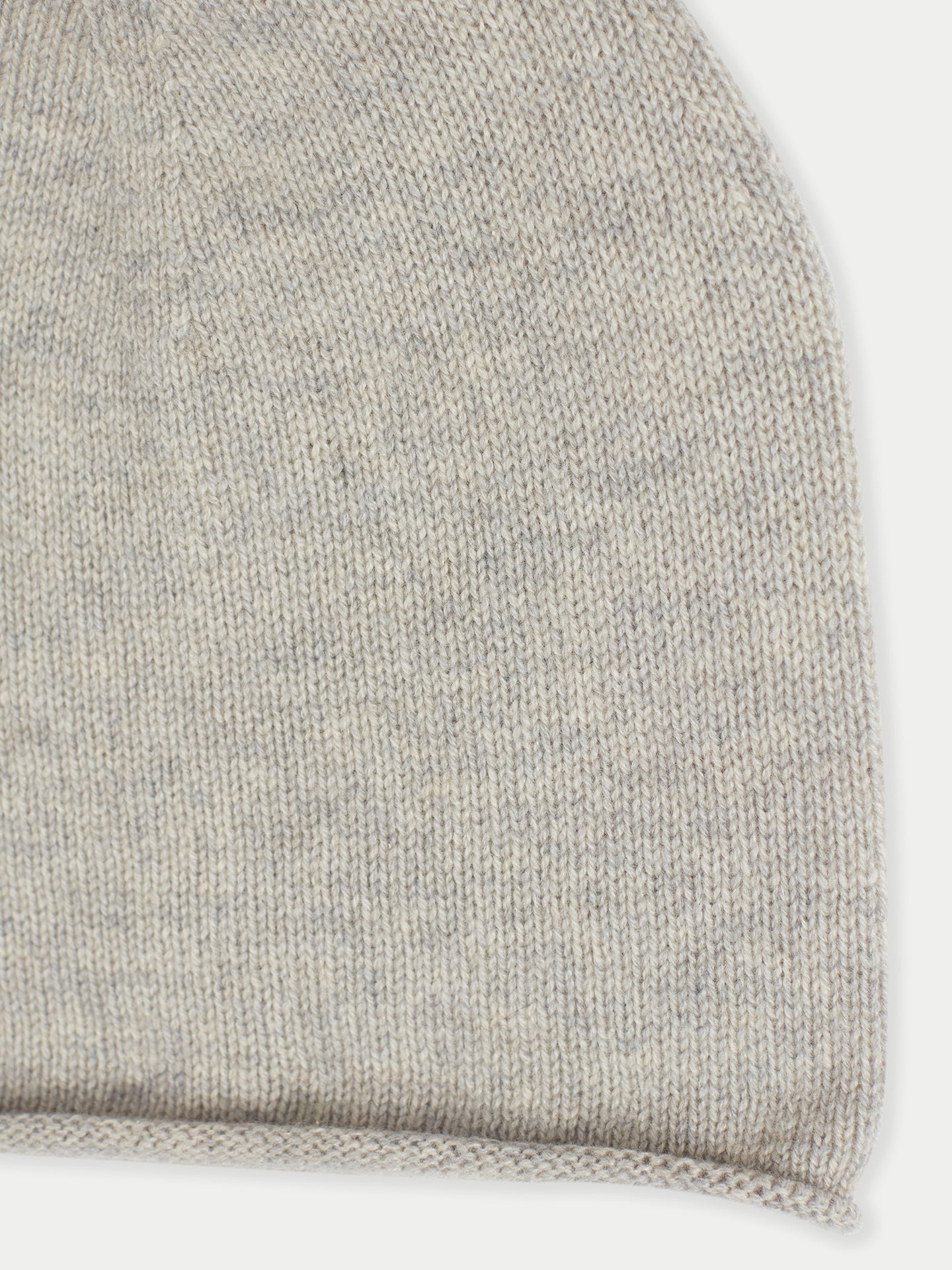 Damen Leichtes Kaschmir-Set Aus Pullover und Mütze Grau - Gobi Cashmere