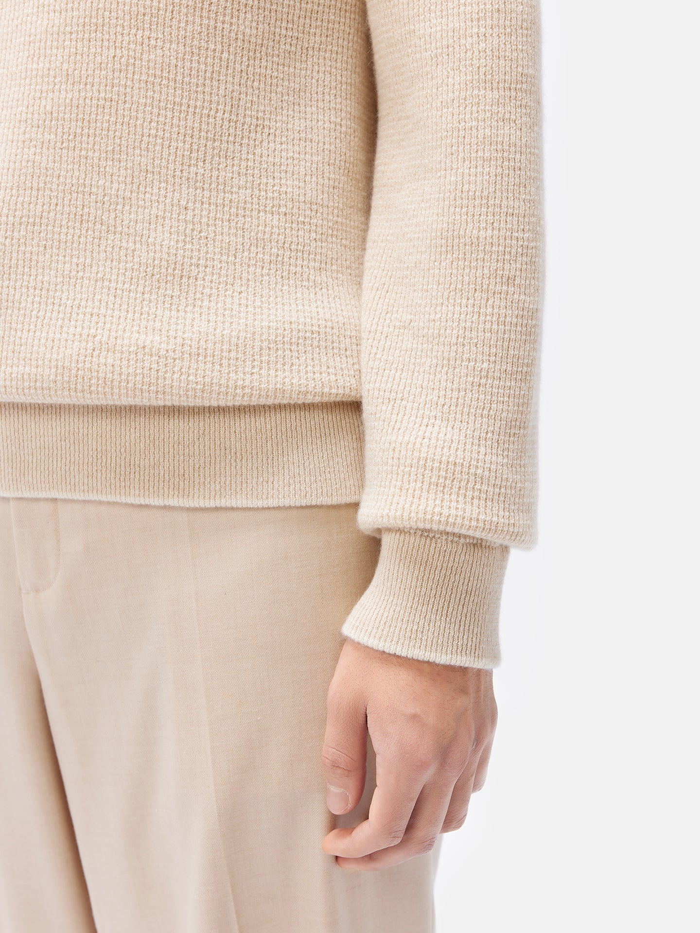 Herren-Rollkragenpullover aus Kaschmir