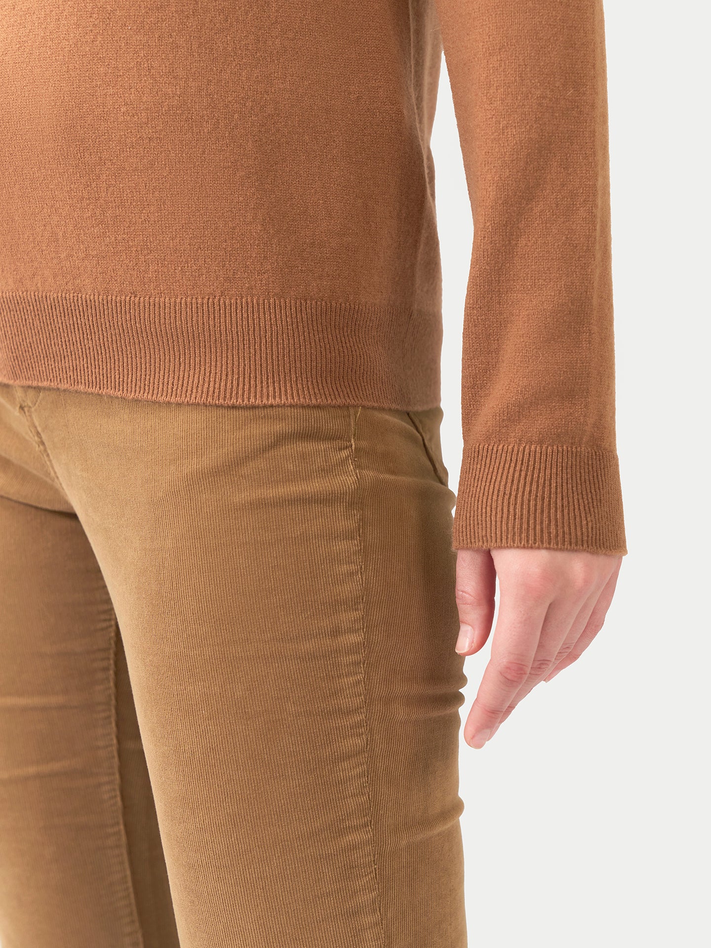 Basic Rollkragenpullover aus Kaschmir