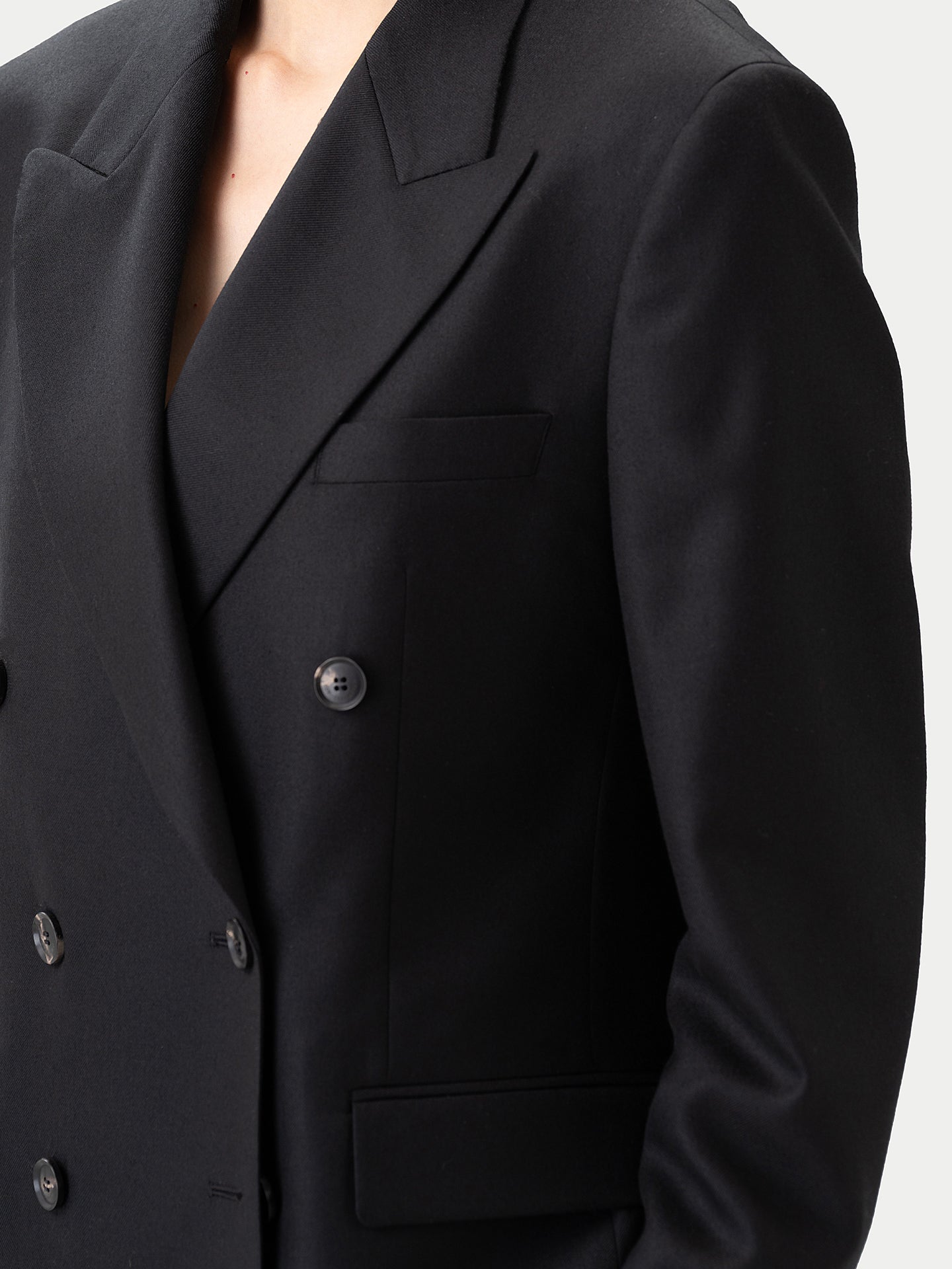 Doppelreihiger Kaschmir Blazer