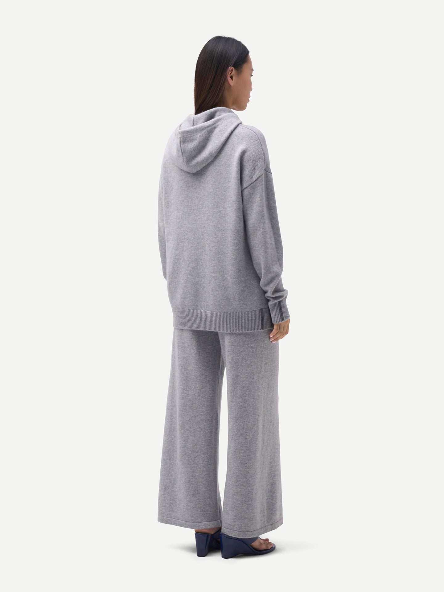 Weite Kaschmirhose