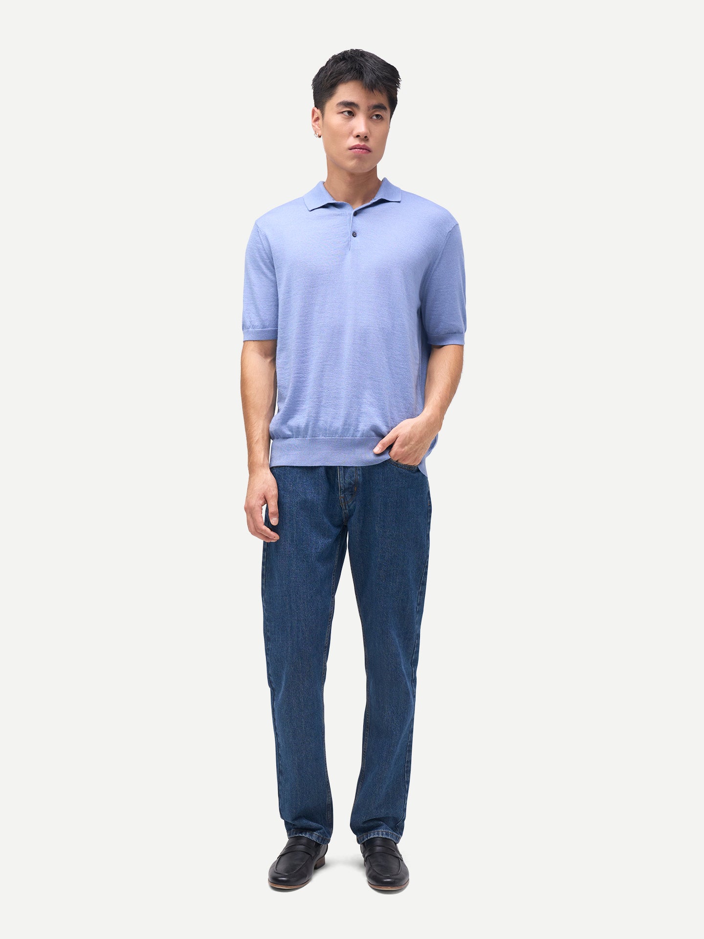 Herren Klassisches Polo-Shirt mit kurzen Ärmeln