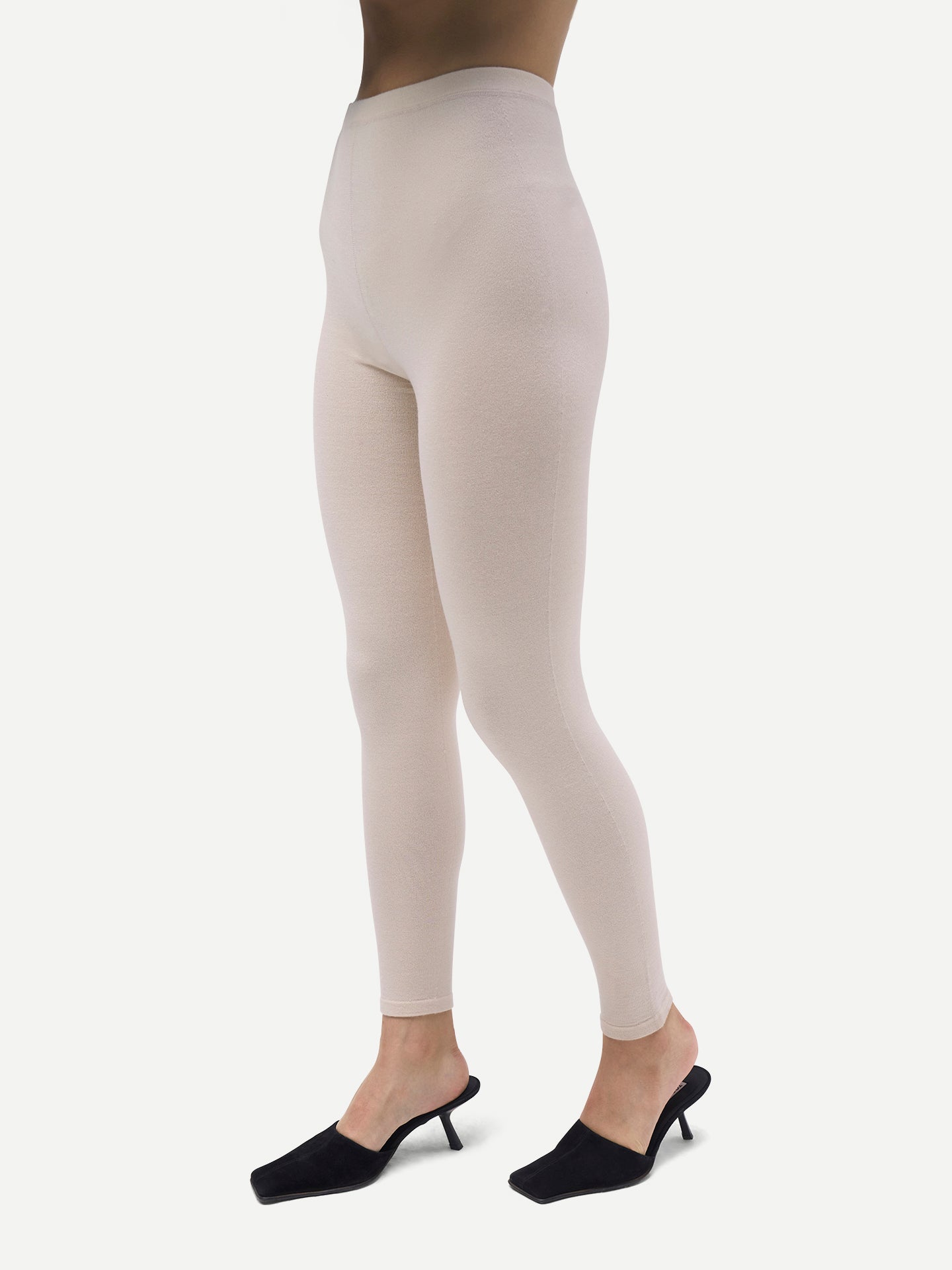 Damen Leggings aus Seide und Kaschmir