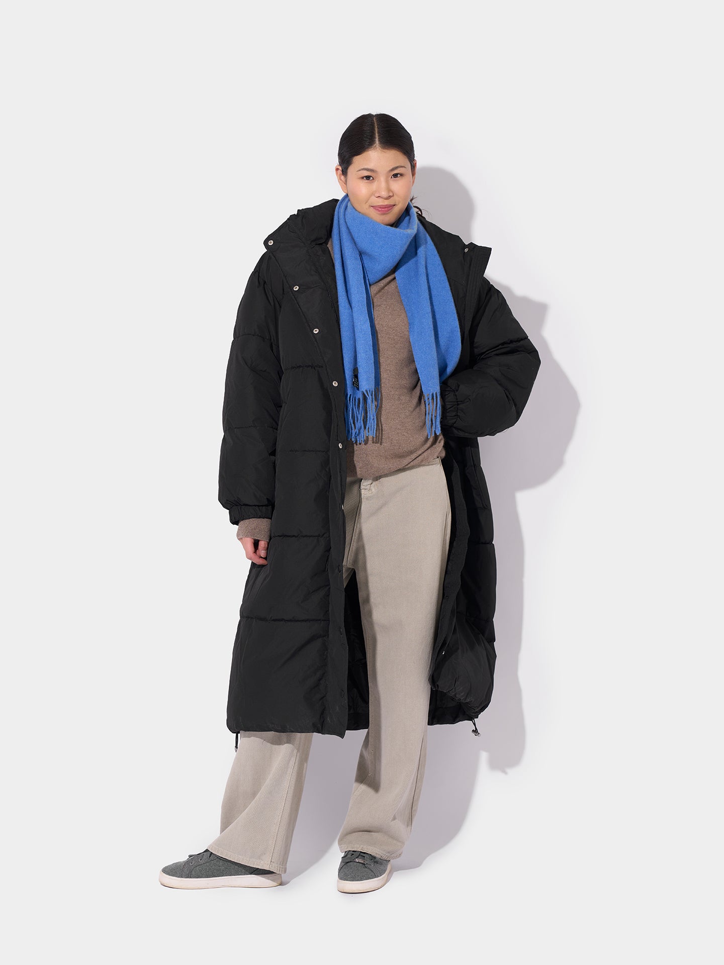 Kaschmirschal mit Fransen