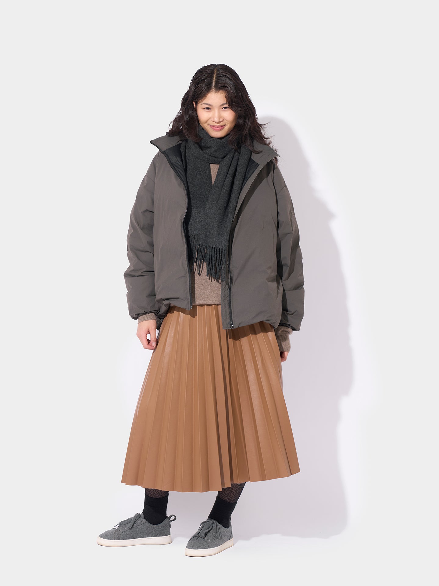 Kaschmirschal mit Fransen