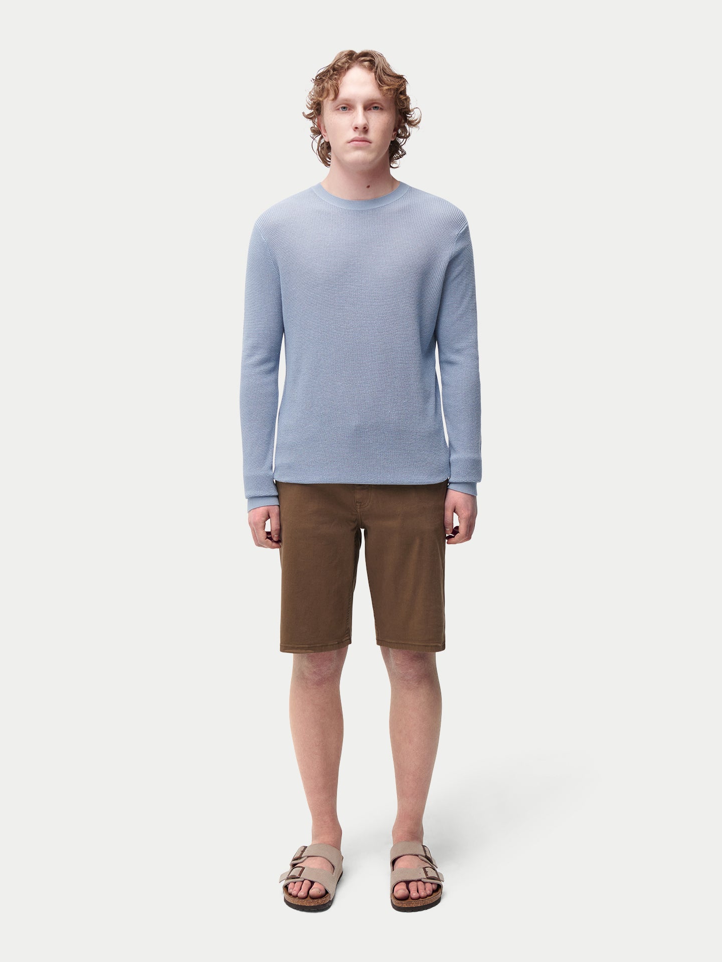 Leichter Pullover aus Kaschmir Seide