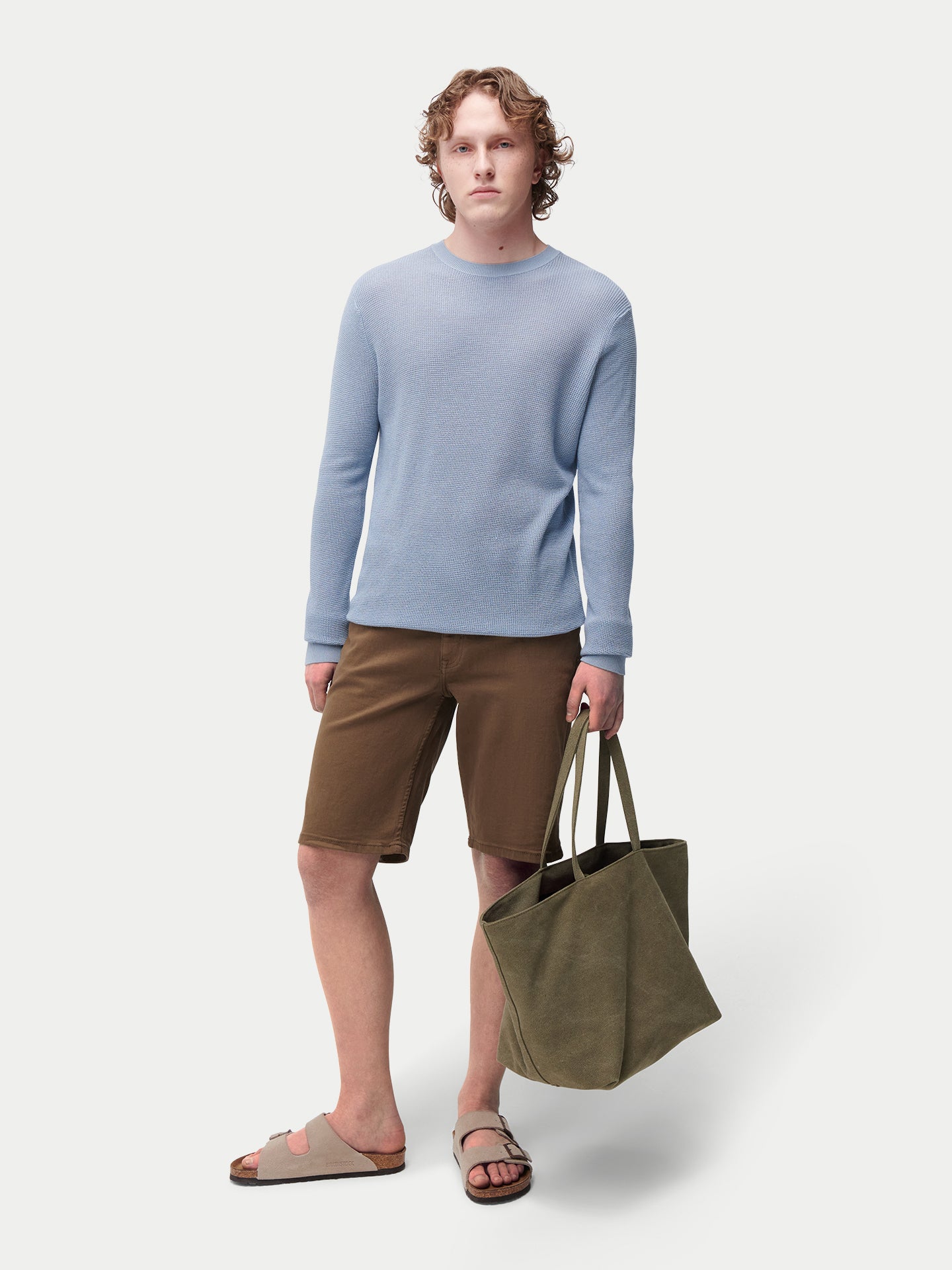 Leichter Pullover aus Kaschmir Seide