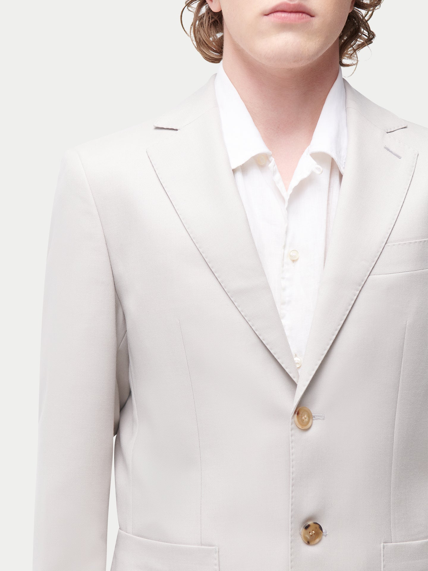 Einreihiger Herren-Blazer aus Kaschmir
