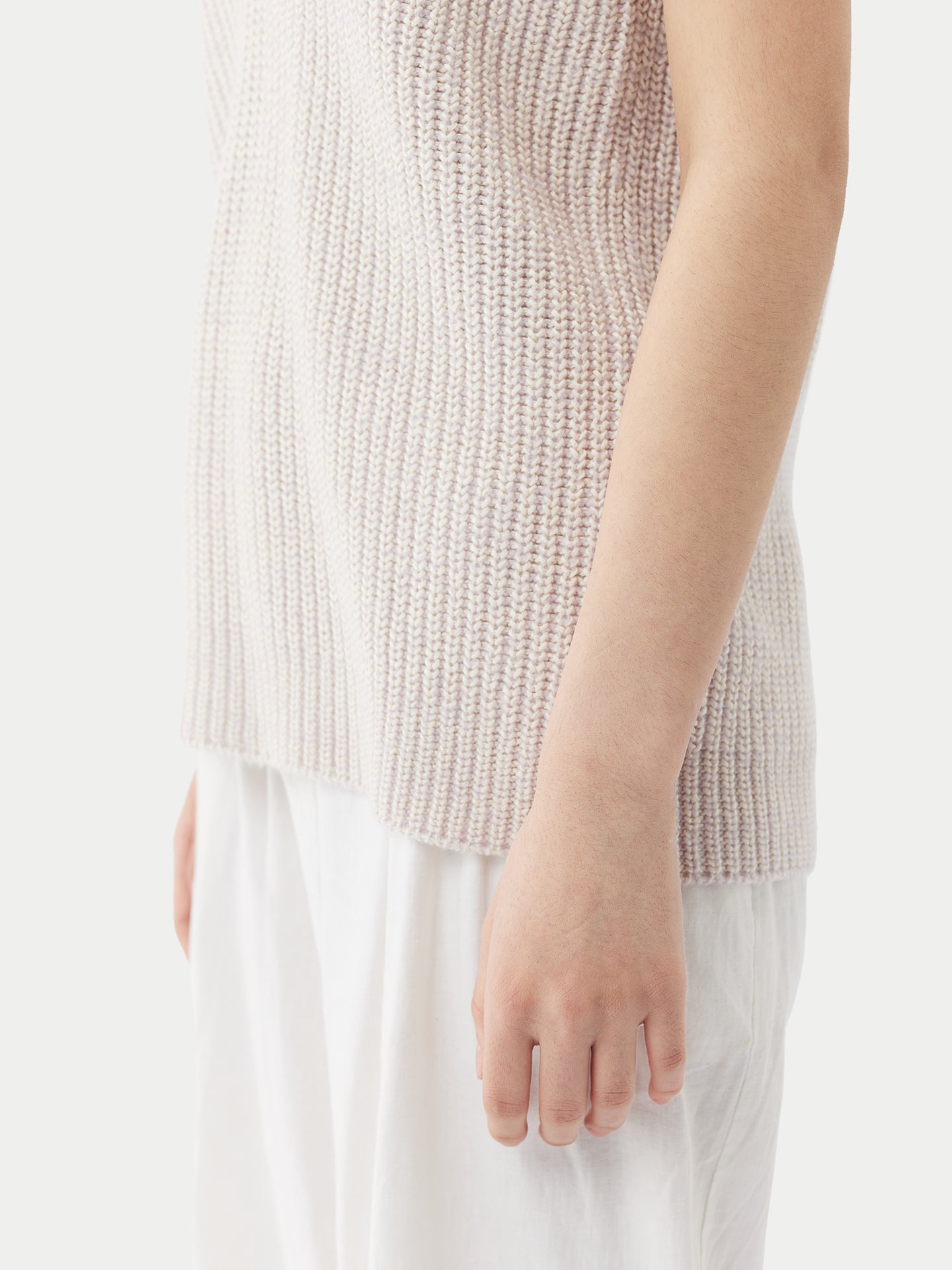 Weste aus Baumwolle und Kaschmir