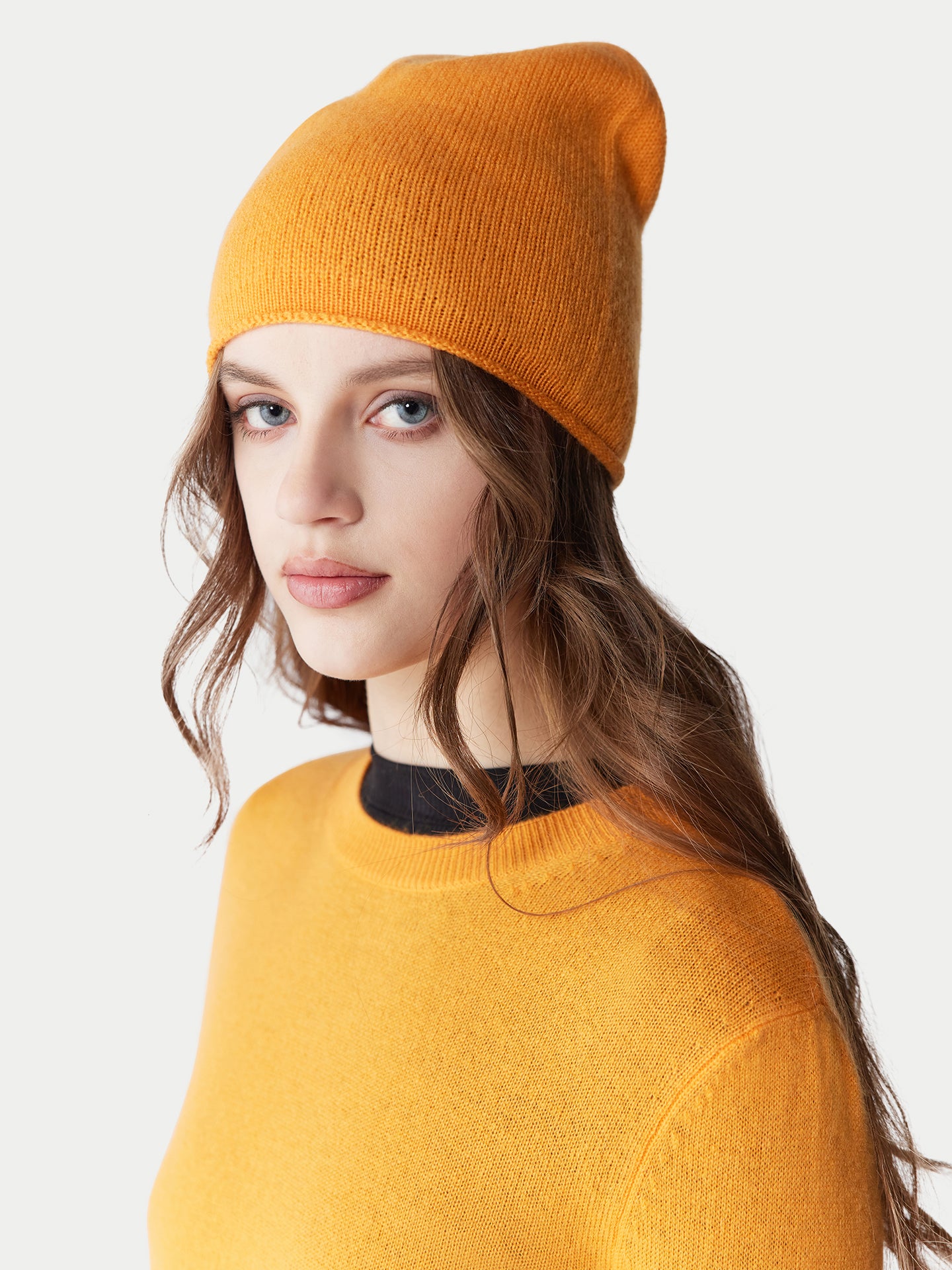 99€ Kaschmir-Set aus Pullover und Mütze