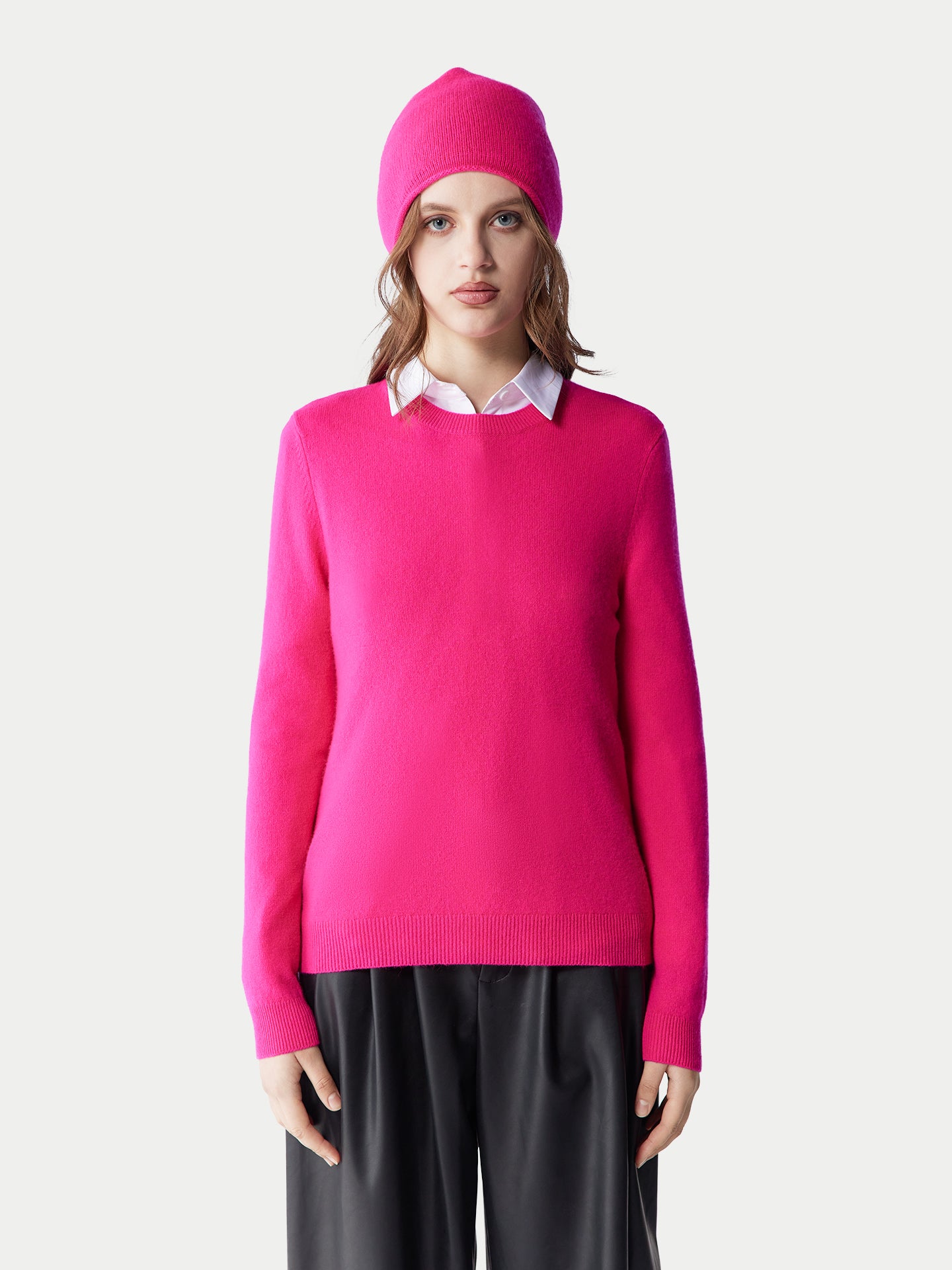 99€ Kaschmir-Set aus Pullover und Mütze