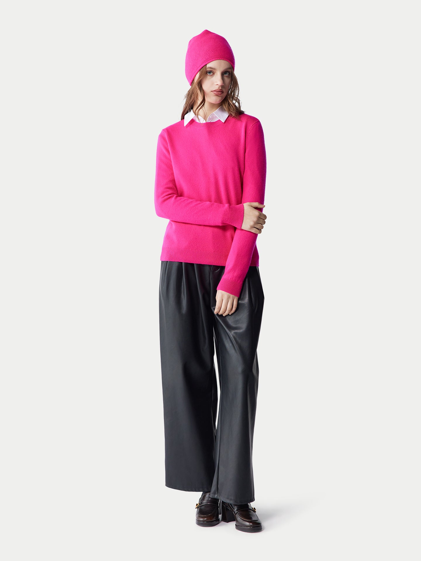 99€ Kaschmir-Set aus Pullover und Mütze